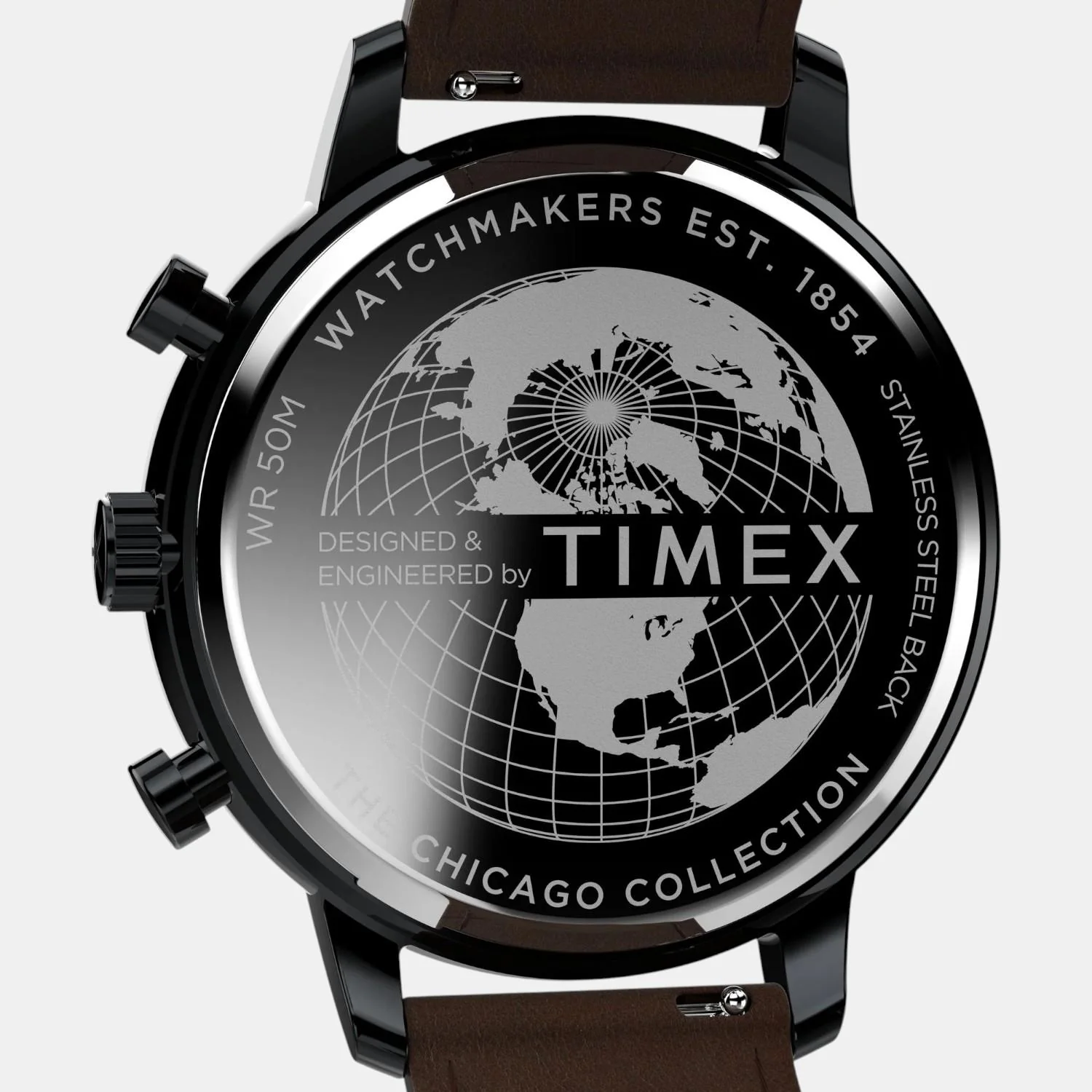 Men Quartz Black Dial Analog Leather Watch TW2W13200UJ - Image 3