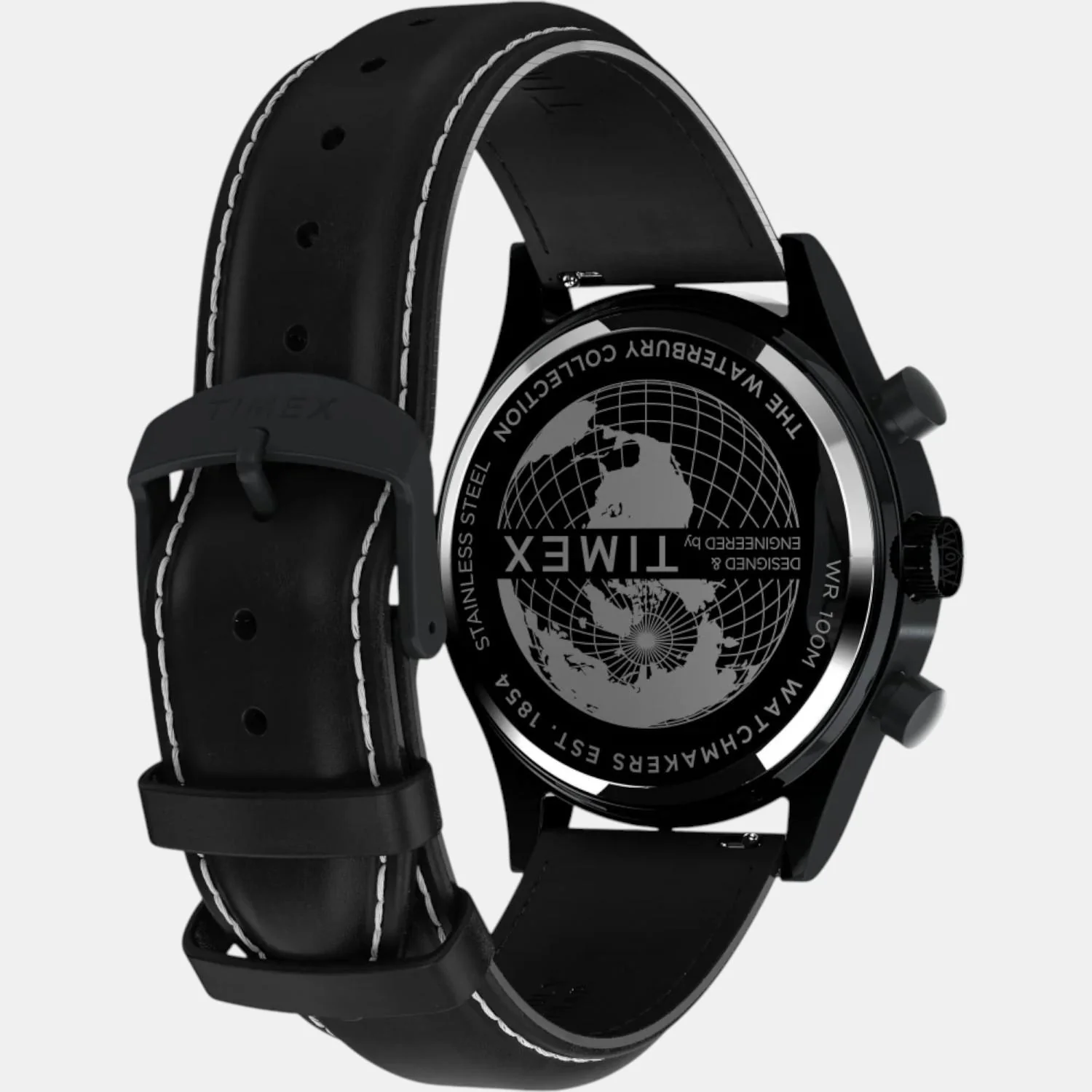 Men Quartz Black Dial Analog Leather Watch TW2W48000UJ - Image 5