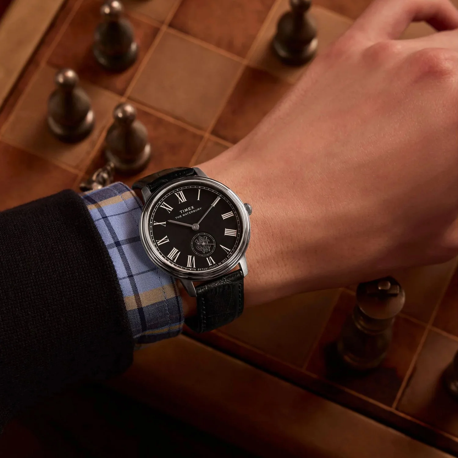 Men Quartz Black Dial Analog Leather Watch TW2Y23200UJ - Image 7