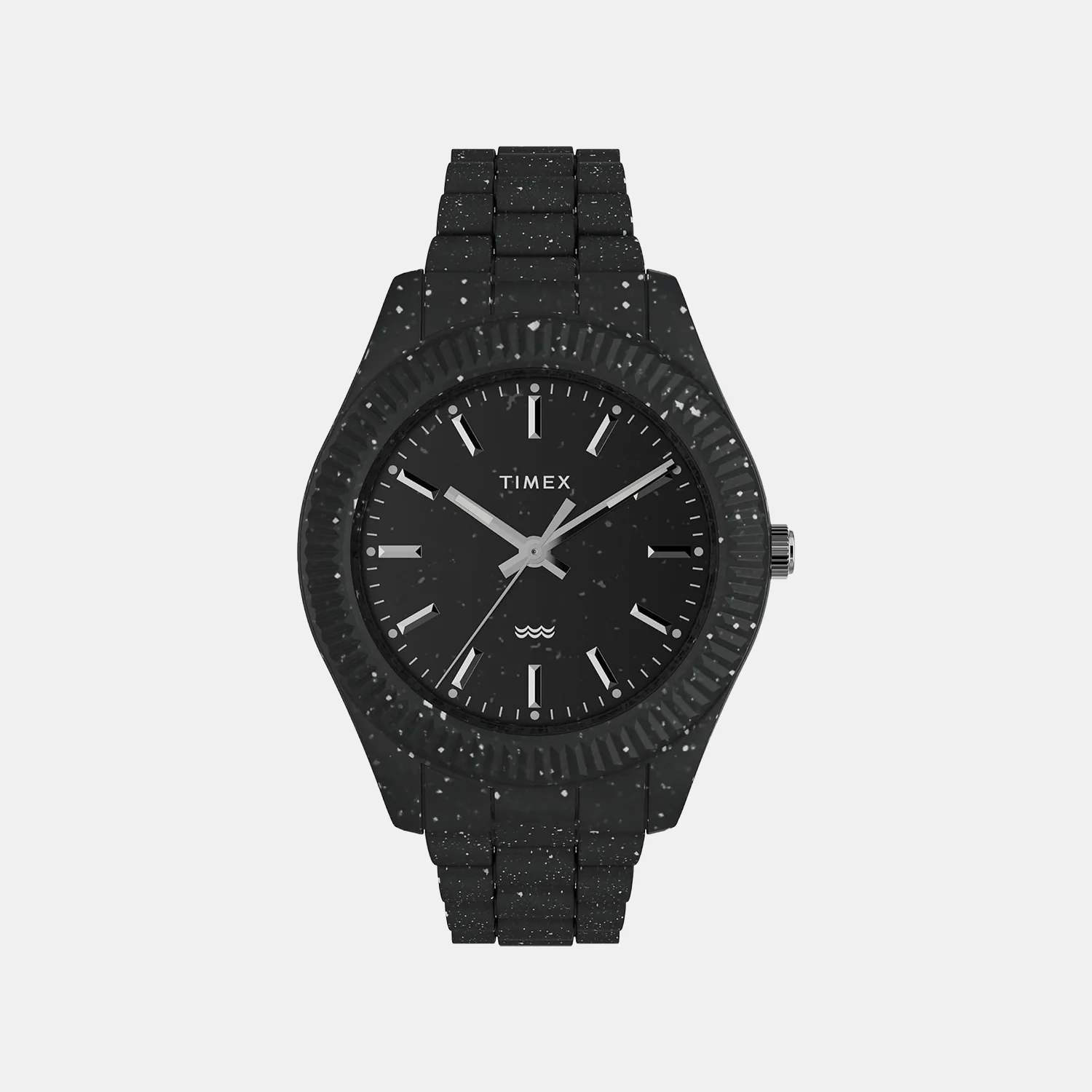 Men Quartz Black Dial Analog Plastic Watch TW2V77000X6