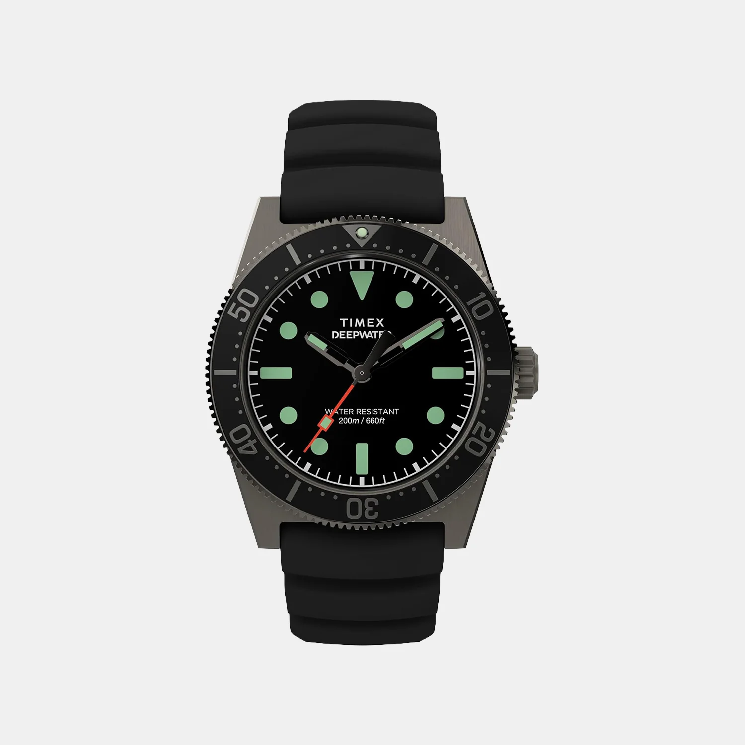 Men Quartz Black Dial Analog Rubber Watch TW2W74700UJ