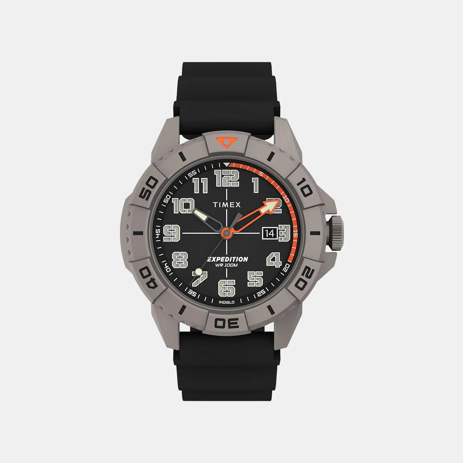 Men Quartz Black Dial Analog Silicone Watch TW2V40600X6