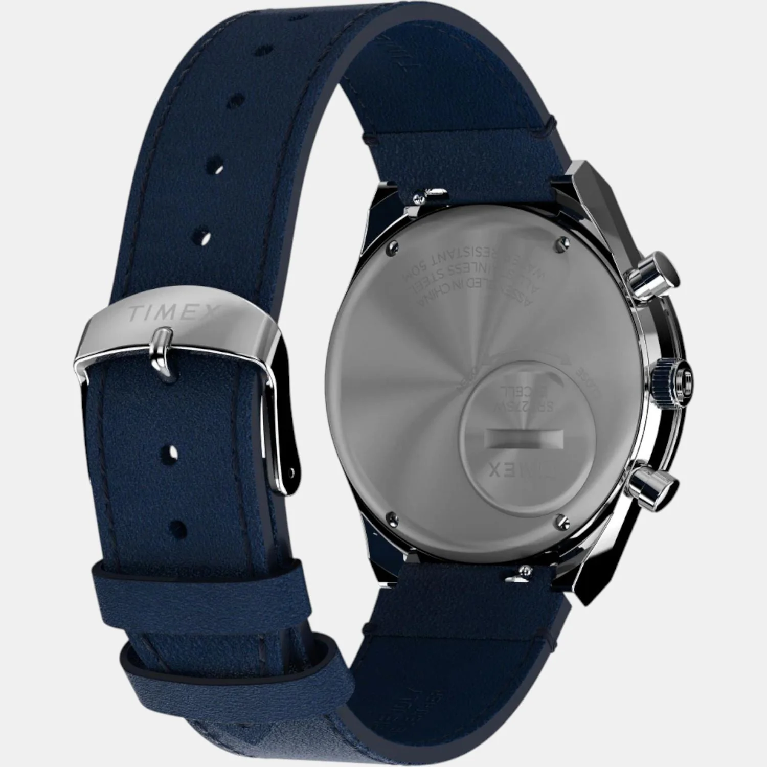 Men Quartz Blue Dial Analog Leather Watch TW2W51700UJ - Image 5
