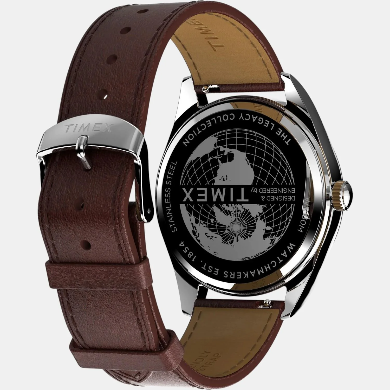 Men Quartz Blue Dial Analog Leather Watch TW2W57200UJ - Image 5