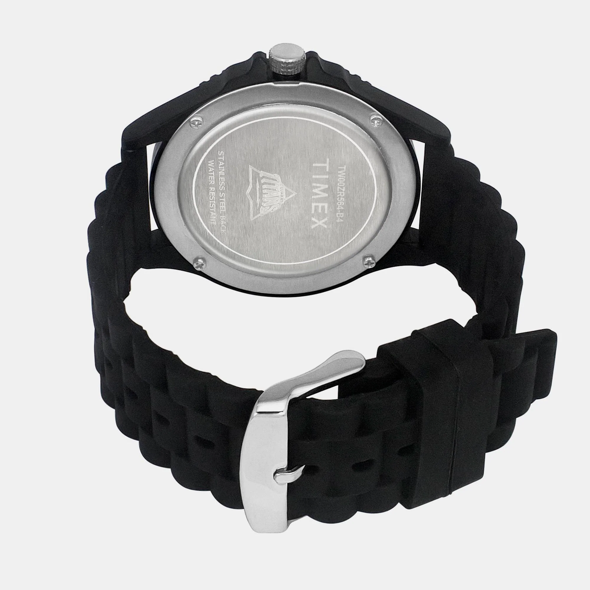 Men Quartz Blue Dial Analog Silicone Watch TW00ZR564 - Image 4