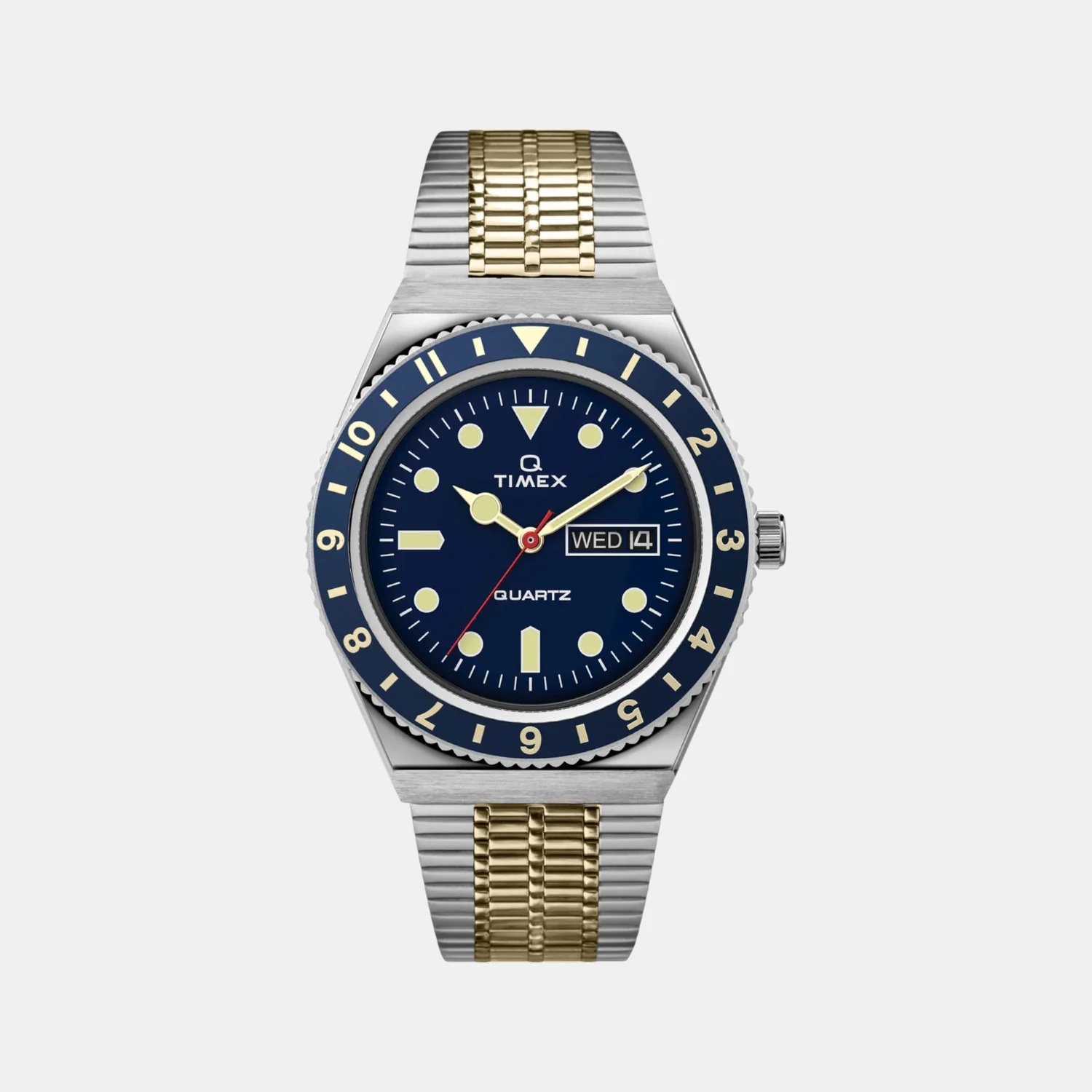 Men Quartz Blue Dial Analog Stainless Steel Watch TW2V18400U9 - Image 2