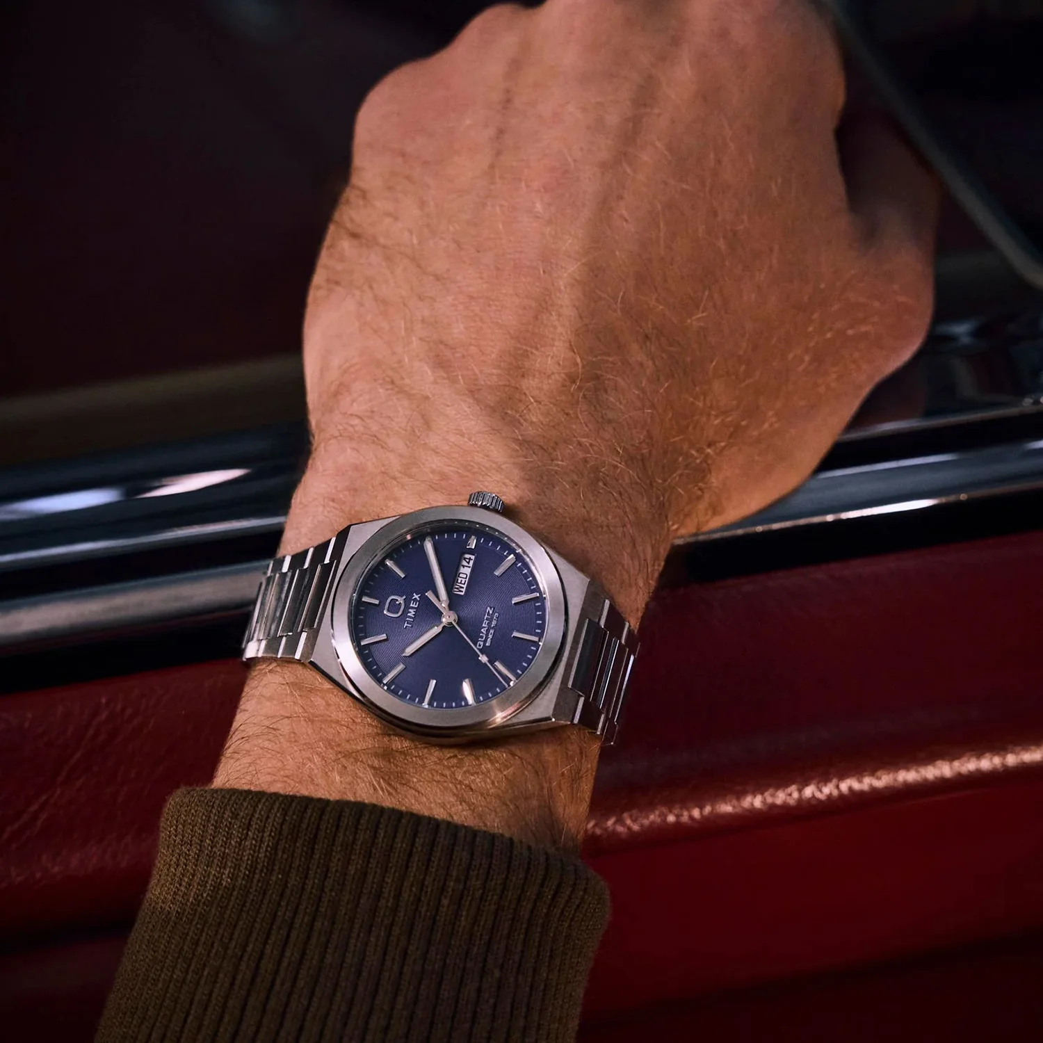 Men Quartz Blue Dial Analog Steel Watch TW2Y25100IK - Image 6