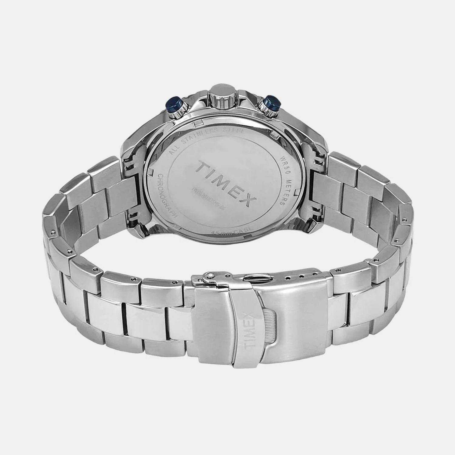 Men Quartz Blue Dial Chronograph Stainless Steel Watch TWEG20103 - Image 5