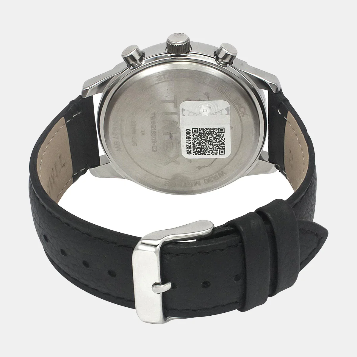 Men Quartz Black Dial Analog Leather Watch TWEG18509-EX - Image 4