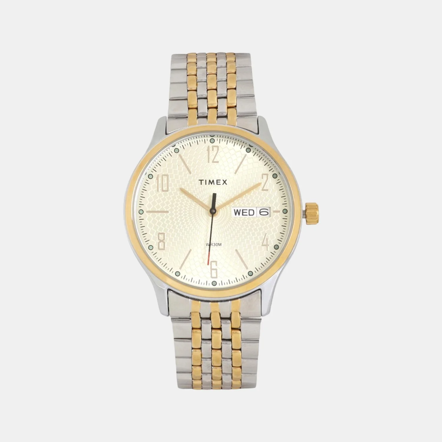 Men Quartz Gold Dial Analog Stainless Steel Watch TW0TG6508
