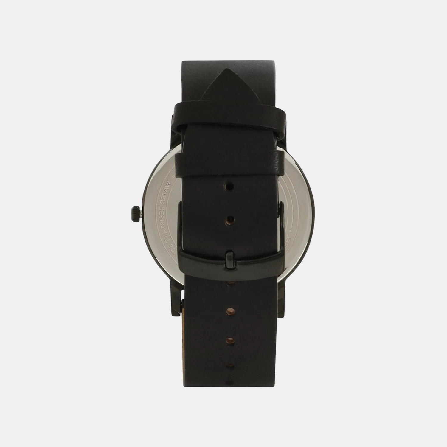 Men Quartz Grey Dial Analog Leather Watch TWEG17407 - Image 2