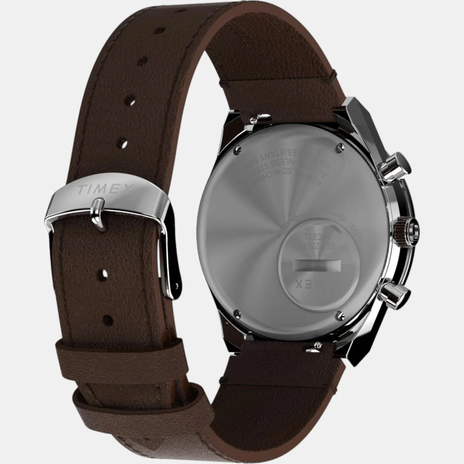 Men Quartz Rose Gold Dial Analog Leather Watch TW2W51800UJ - Image 6