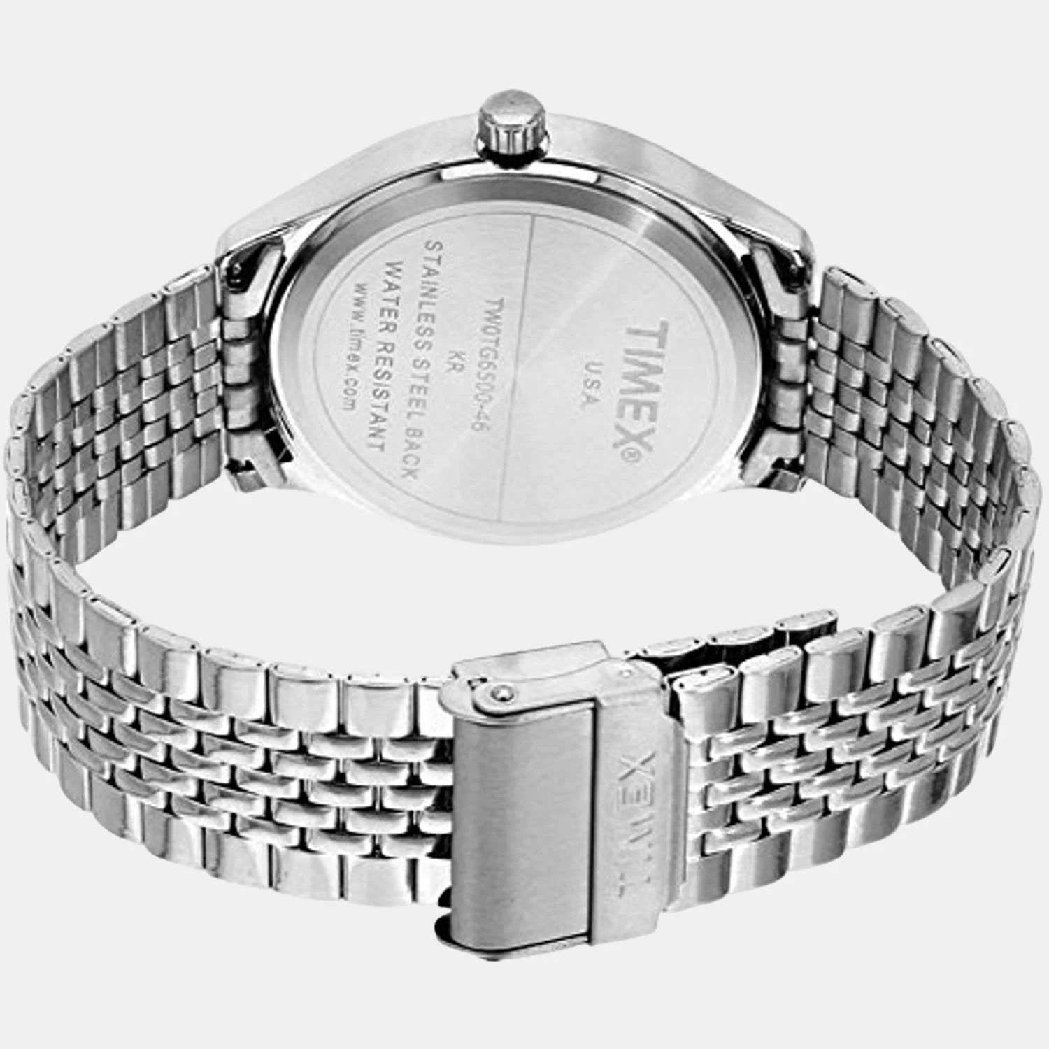 Men Quartz Silver Dial Analog Stainless Steel Watch TW0TG6500 - Image 2