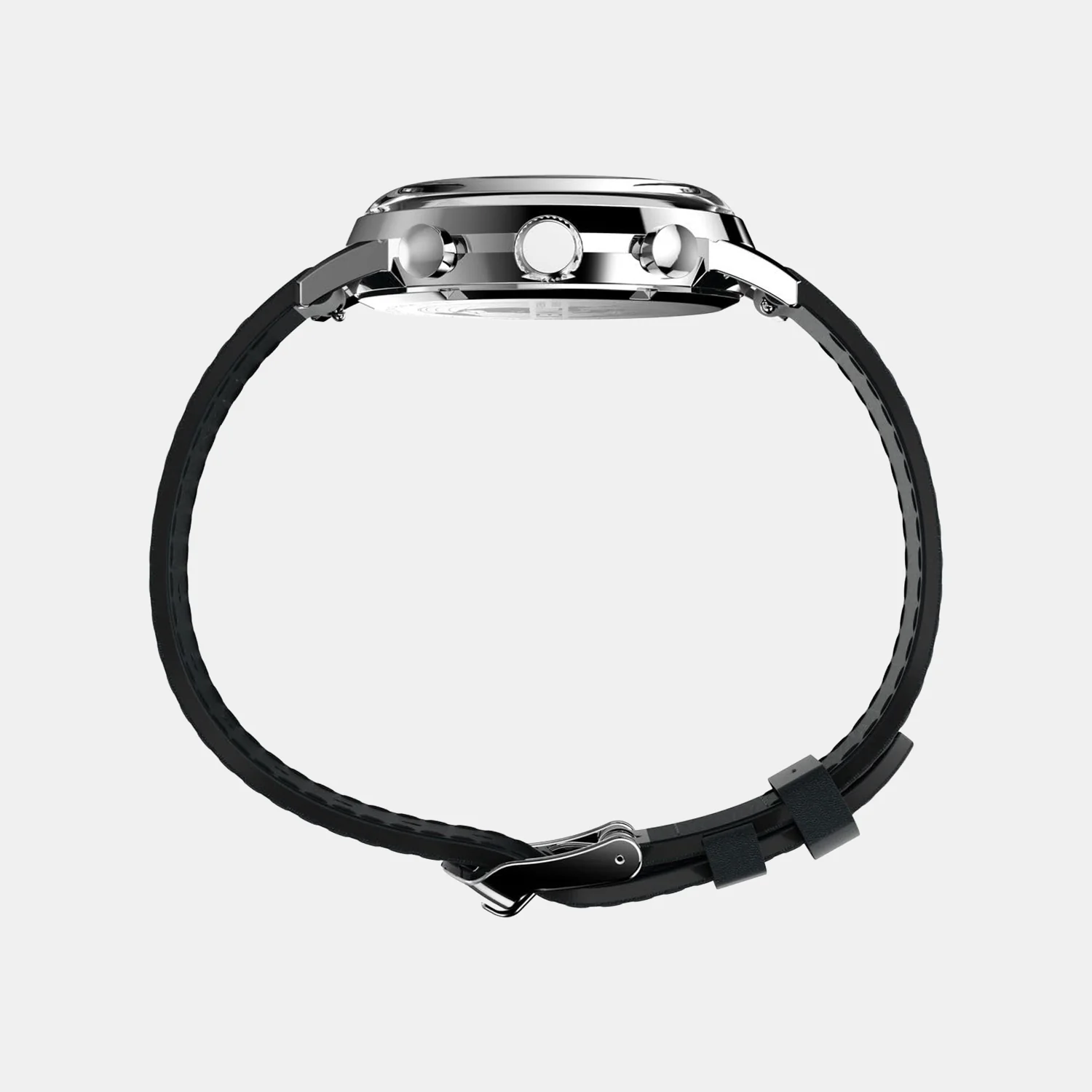 Men Quartz Silver Dial Chronograph Leather Watch TW2W10300UJ - Image 2