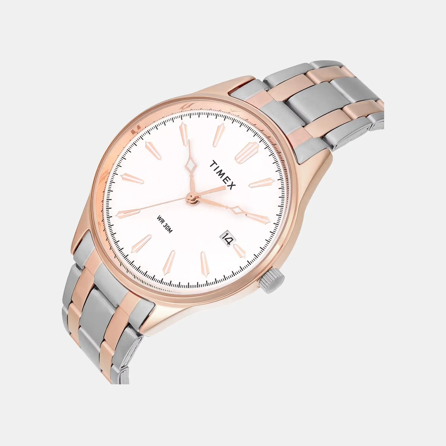 Trendline Men Quartz White Dial Analog Stainless Steel Watch TWTG12603 - Image 2