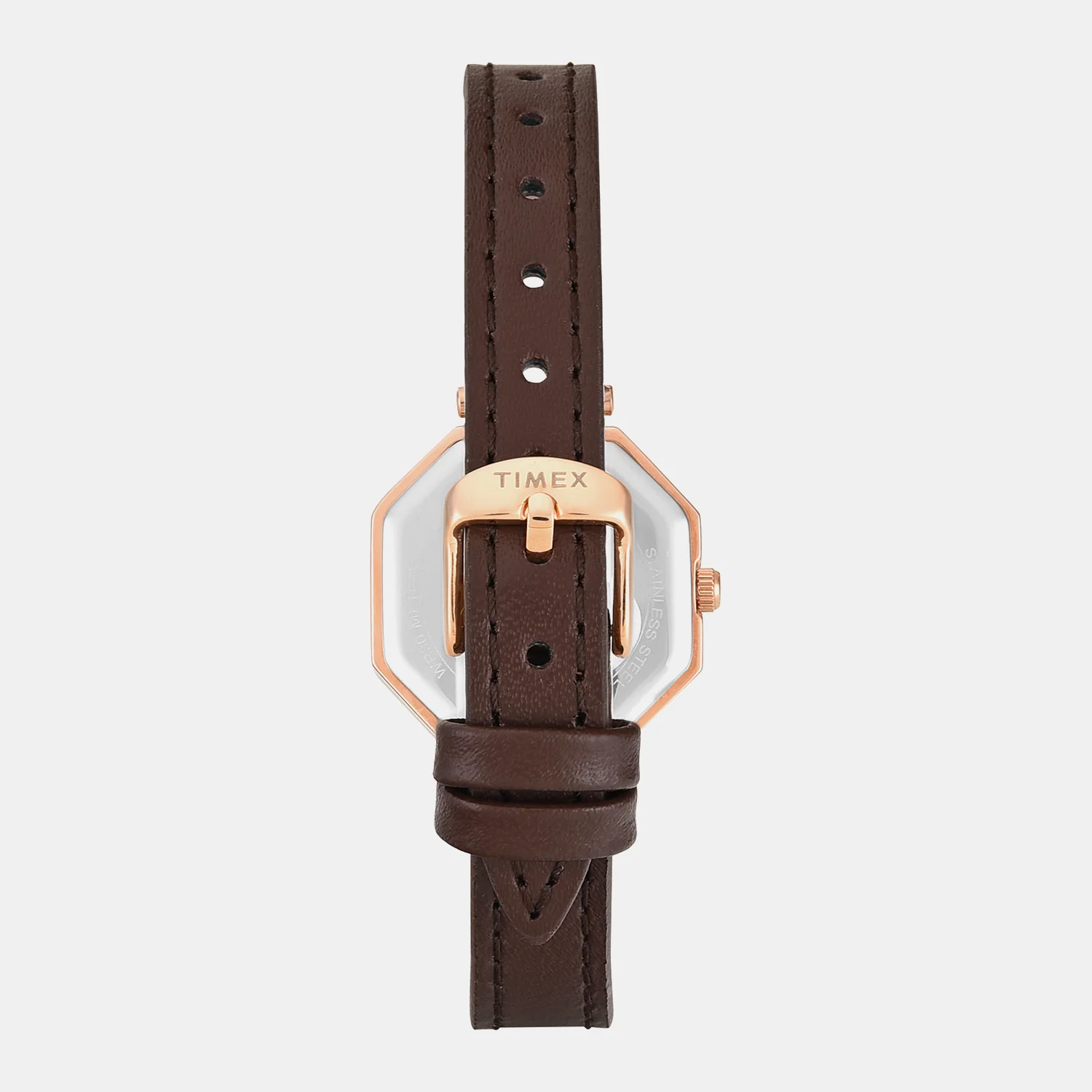 Trendline Women Quartz Brown Dial Analog Leather Watch TWEL26901 - Image 5