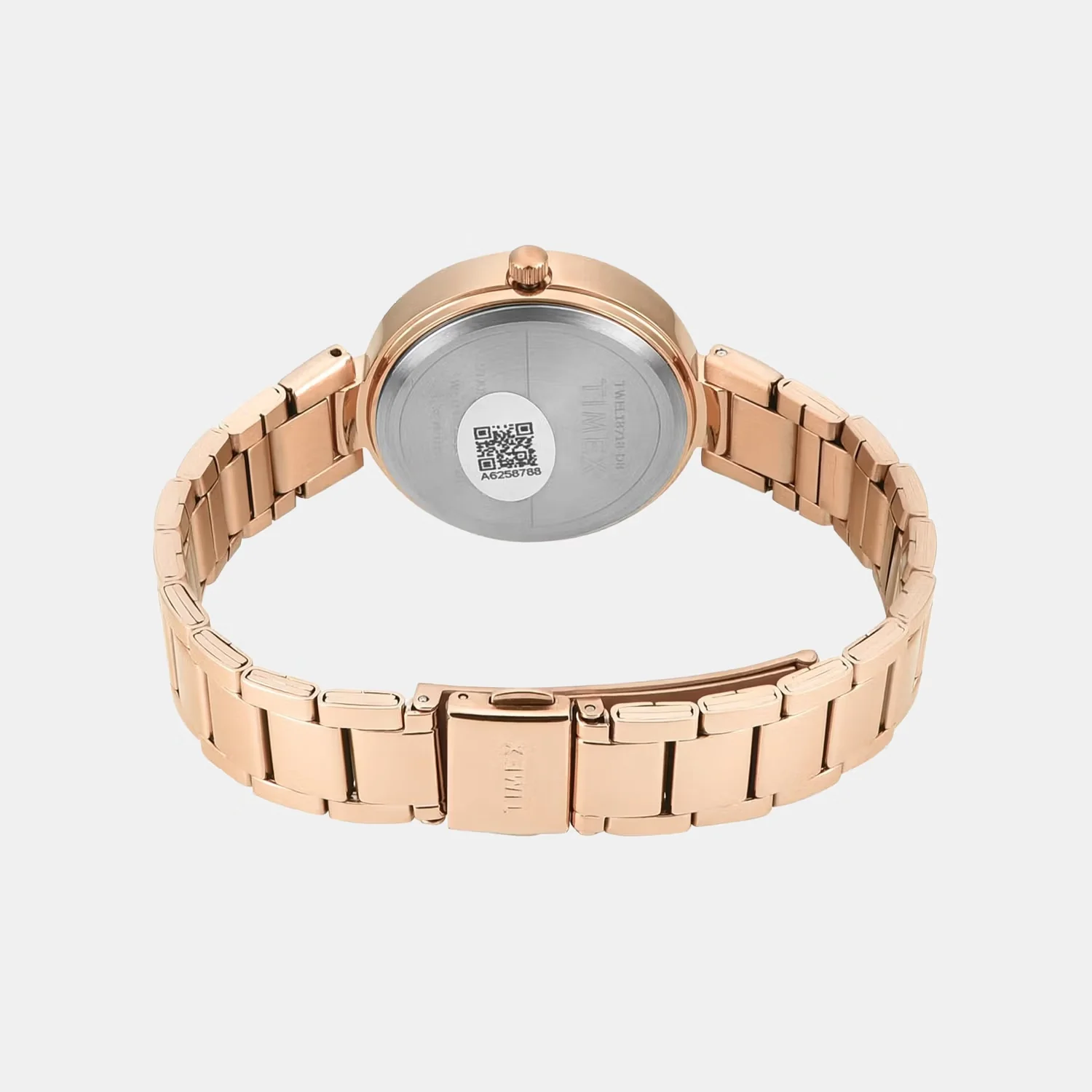 Trendline Women Quartz Rose Gold Dial Analog Stainless Steel Watch TWEL18718 - Image 2