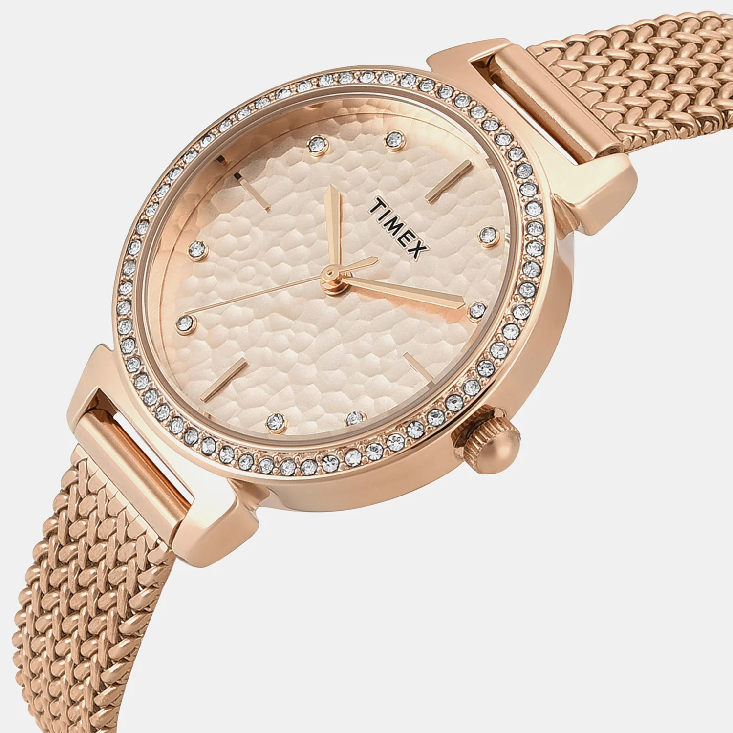 Trendline Women Quartz Rose Gold Dial Analog Stainless Steel Watch TWEL22304 - Image 2