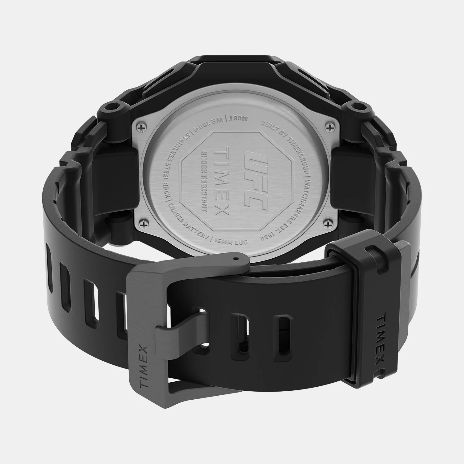 UFC Men Quartz Black Dial Analog Resin Watch TW2V55200X6 - Image 2