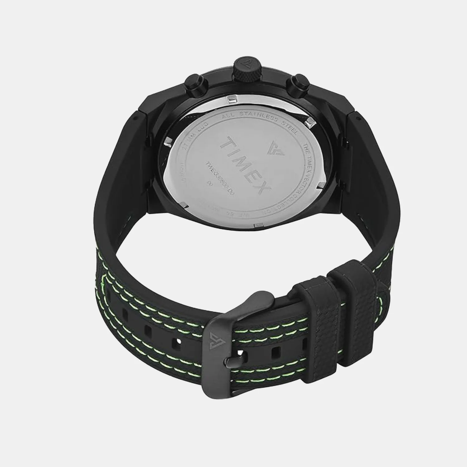 Vector Men Quartz Black Dial Chronograph Leather Watch TWEG30800 - Image 4