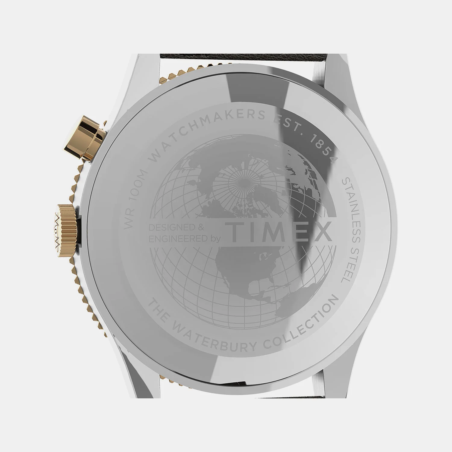 Waterbury Men Quartz Dial Analog Leather Watch TW2U90500UJ - Image 3