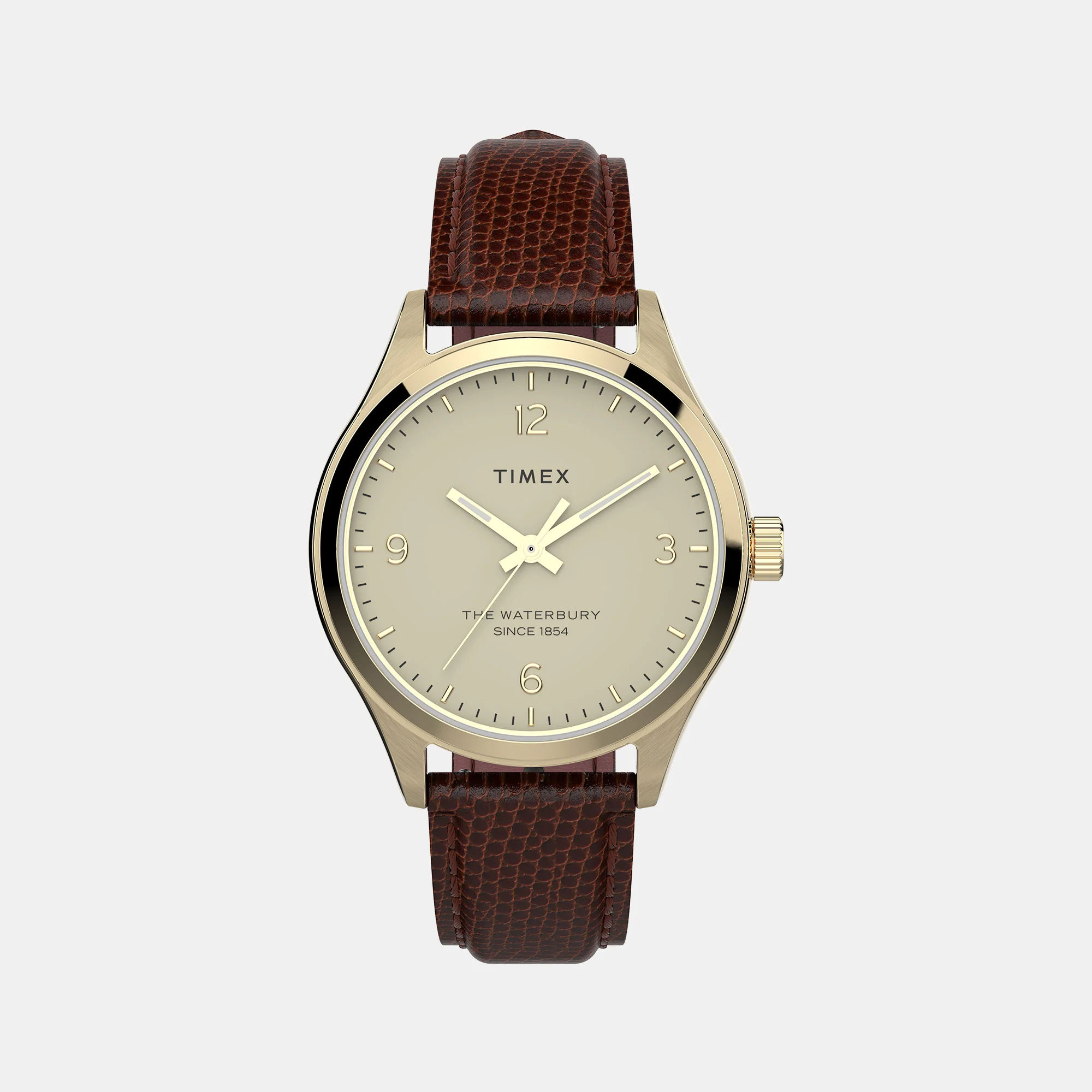 Waterbury Women Quartz Dial Analog Leather Watch TW2U97800UJ