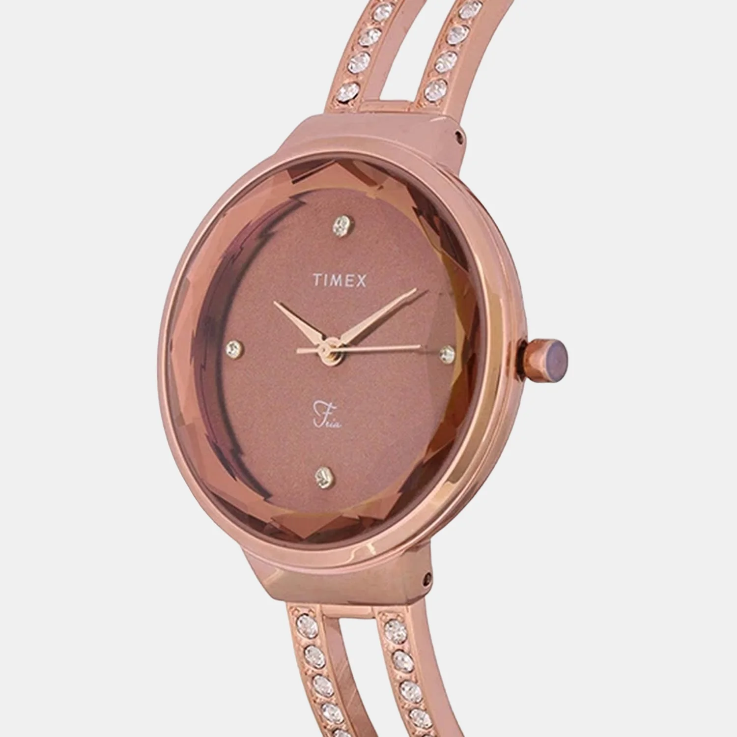 Women Quartz Brown Dial Analog Stainless Steel Watch TWEL13403 - Image 3