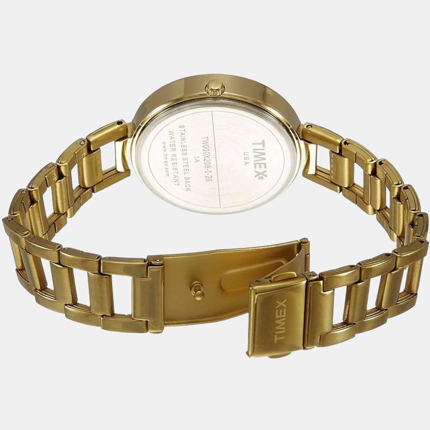 Women Quartz Champagne Dial Multi-Function Stainless Steel Watch TW000X208 - Image 3