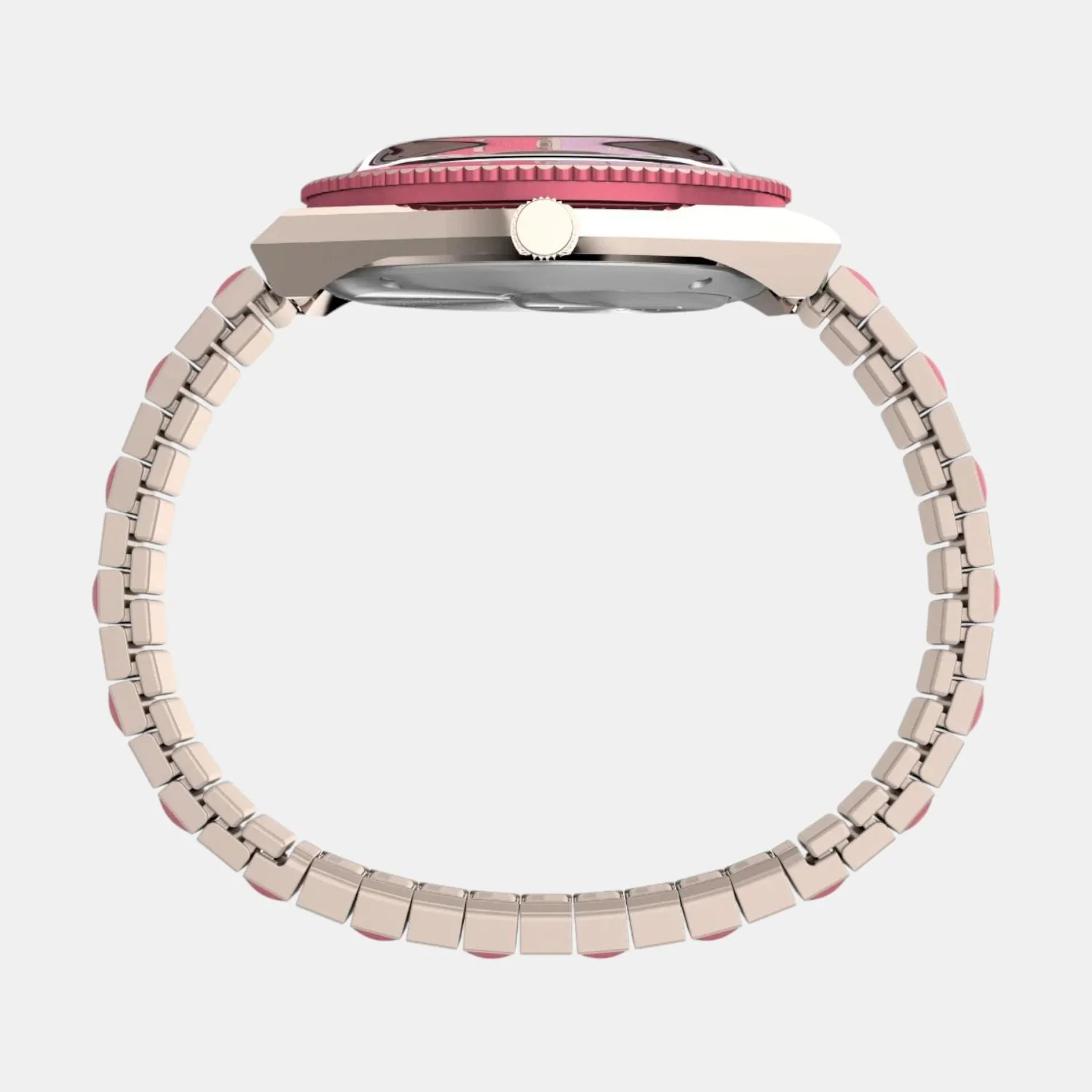 Women Quartz Pink Dial Analog Stainless Steel Watch TW2W41000UJ - Image 3