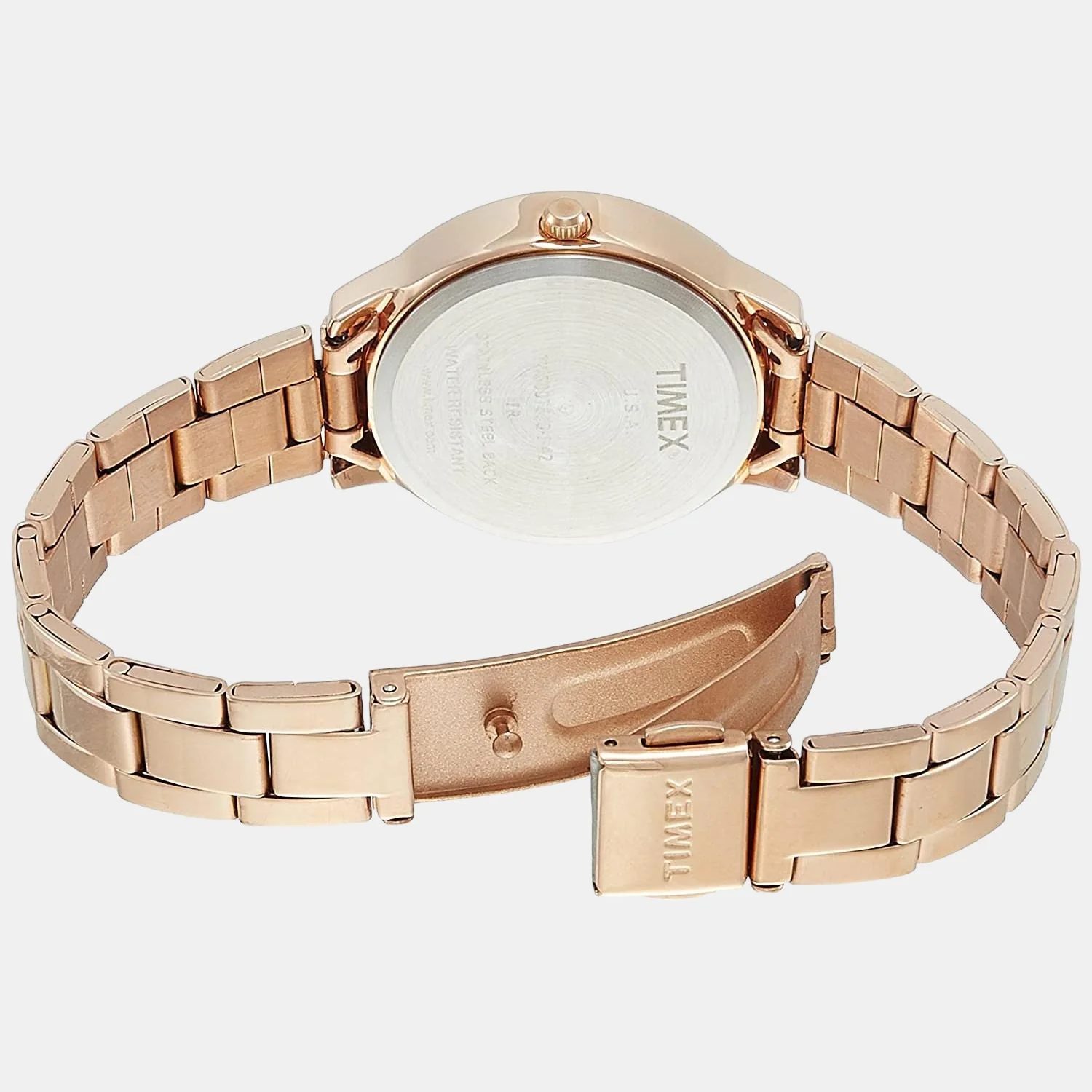 Women Quartz Rose Gold Dial Analog Stainless Steel Watch TW000T610 - Image 2