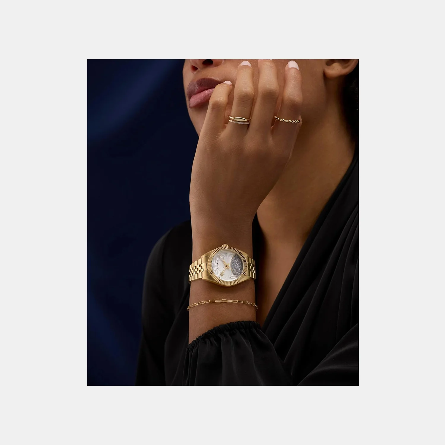 Women Quartz White Dial Analog Stainless Steel Watch TW2Y20300IK - Image 2