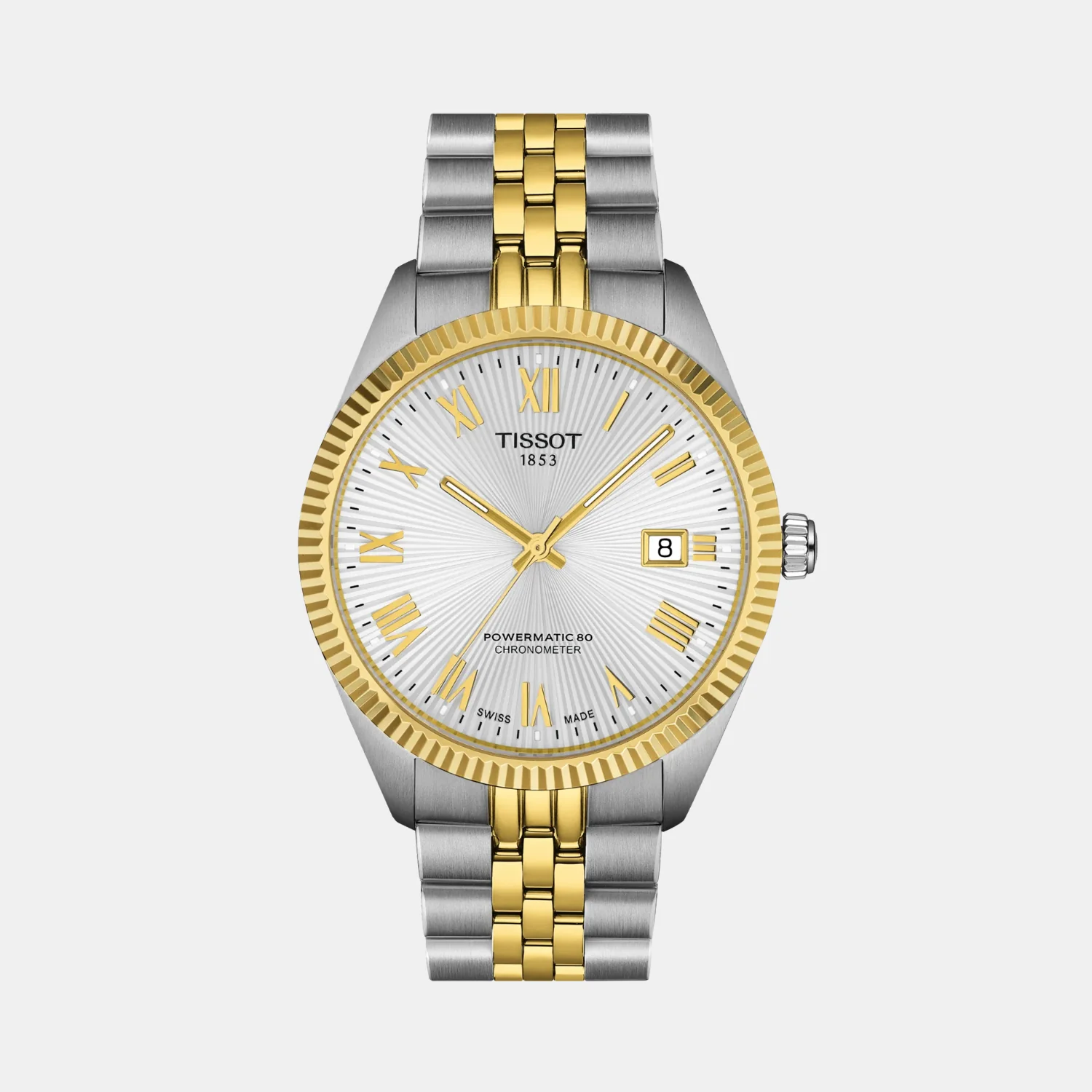 Ballade Powermatic 80 COSC Men Automatic Silver Dial Analog Stainless Steel Watch T1564082203300 - Image 6