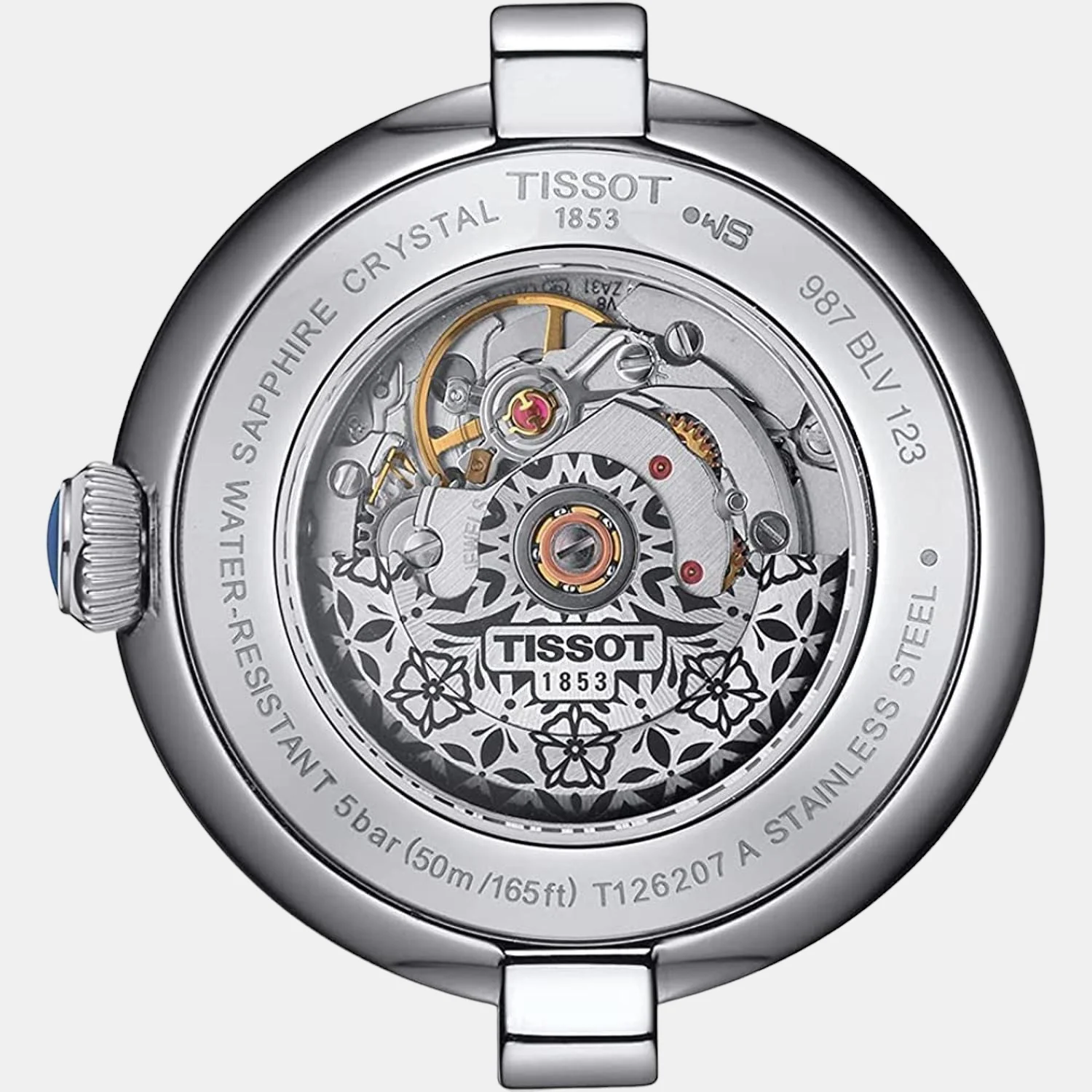 Bellissima Women Automatic White Dial Analog Stainless Steel Watch T1262071101300 - Image 3