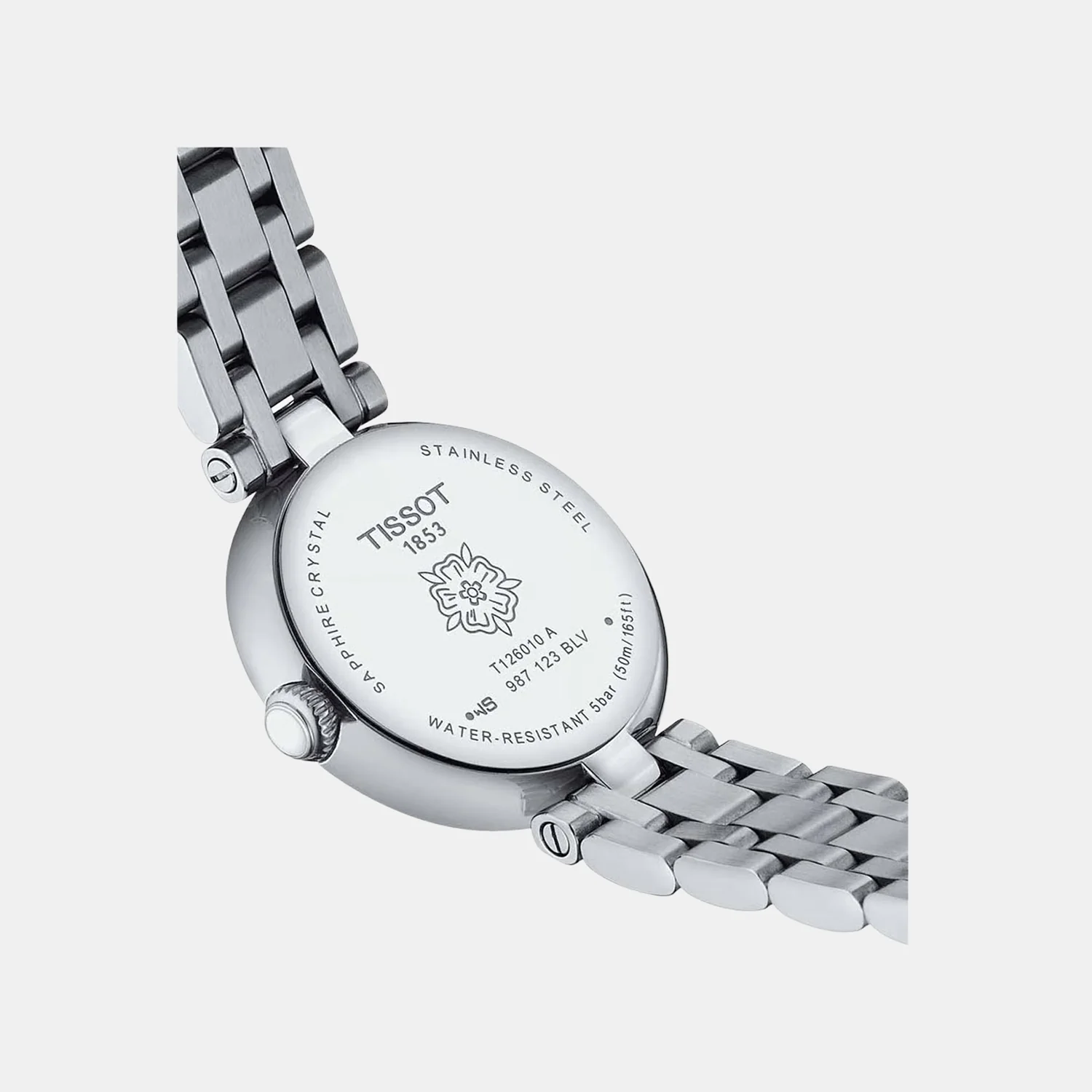 Bellissima Women Quartz White Mother Of Pearl Dial Analog Steel Watch T1260106111300 - Image 3