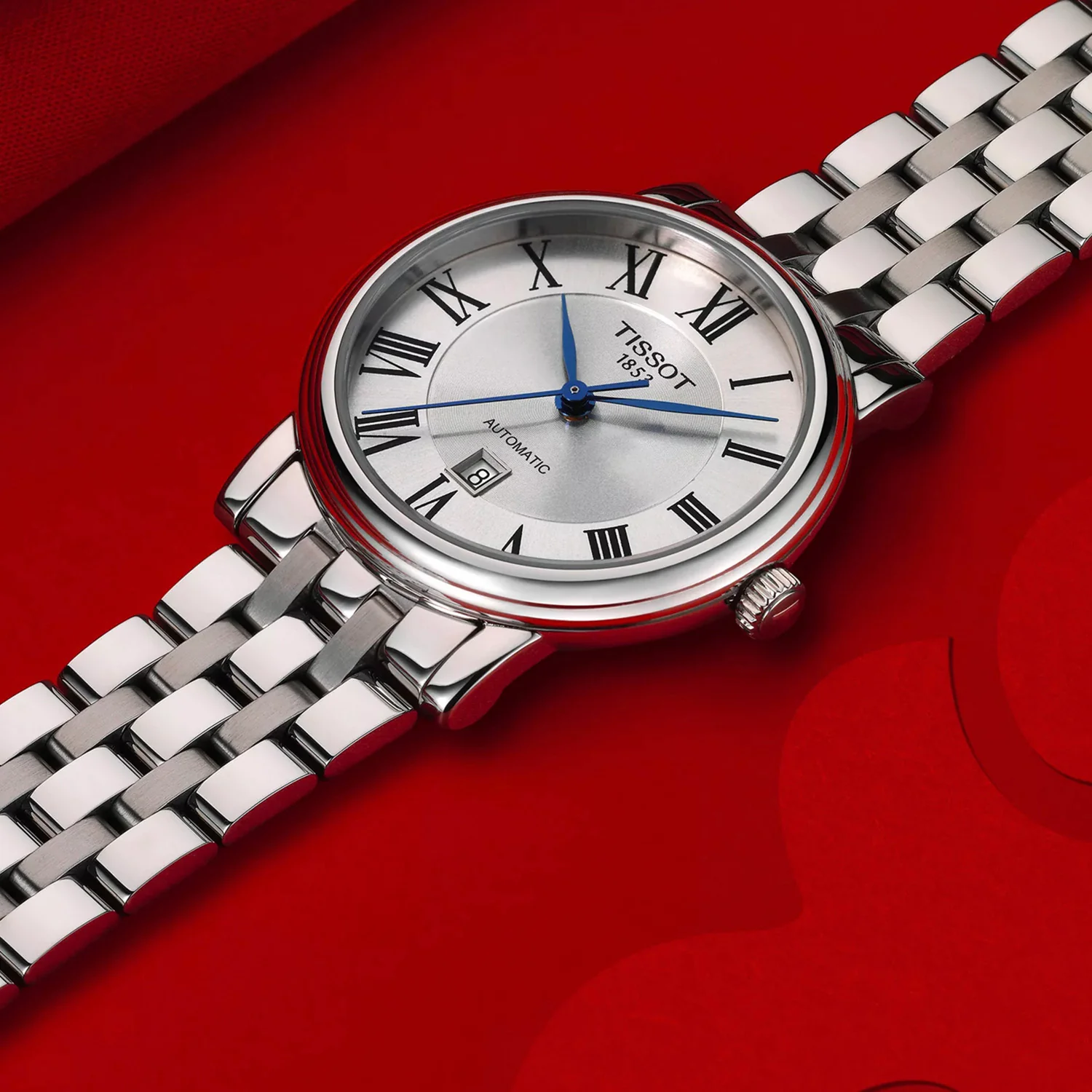 Carson Women Automatic Silver Dial Analog Stainless Steel Watch T1222071103300 - Image 6