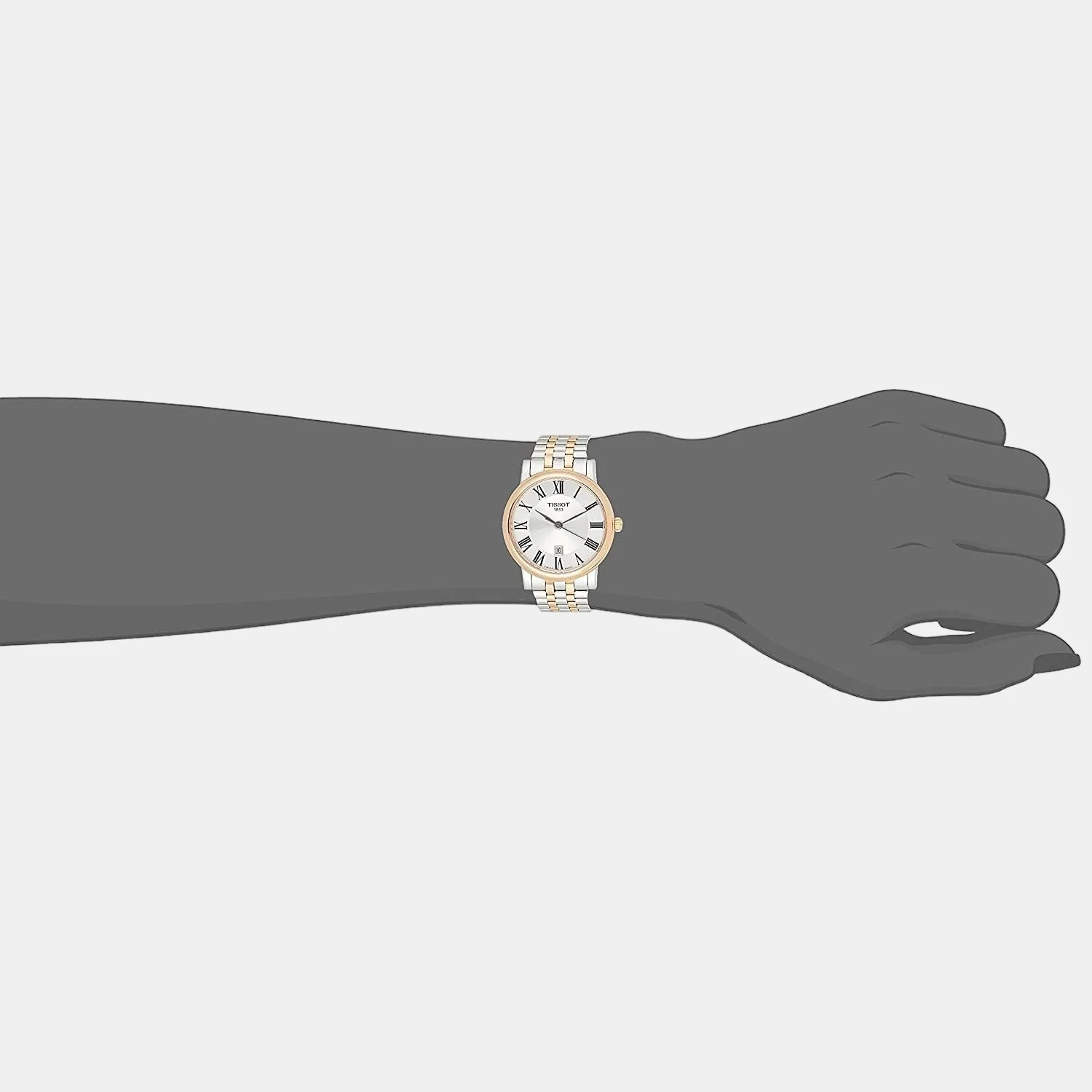 Carson Women Quartz Silver Dial Analog Stainless Steel Watch T1222102203301 - Image 4
