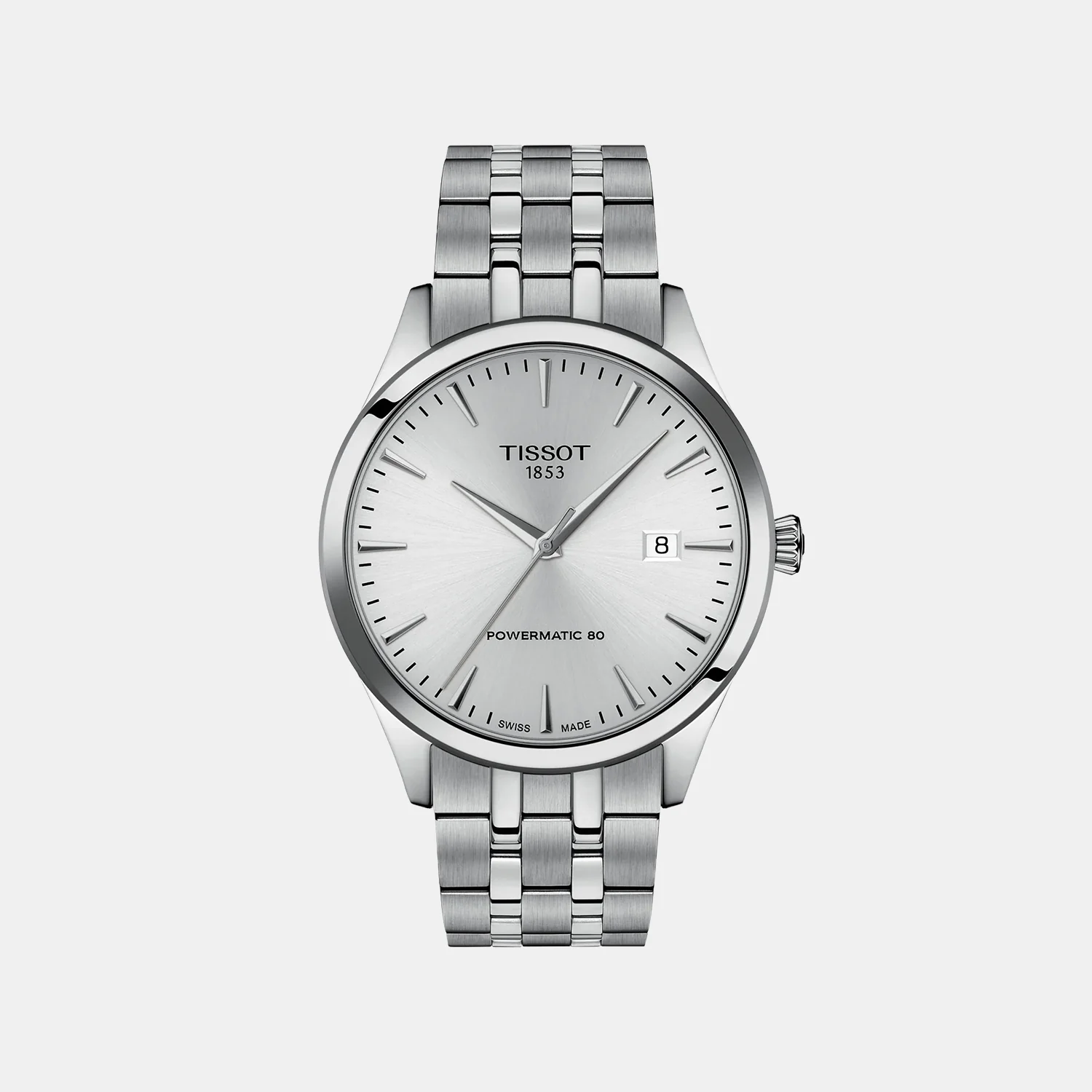 Classic Dream Men Automatic Silver Dial Analog Steel Watch T1584071103100