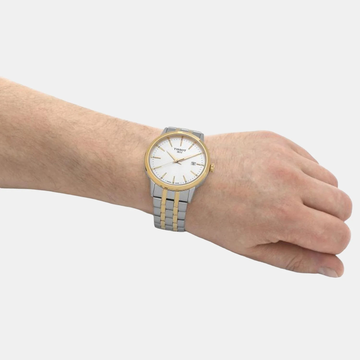 Classic Dream Men Quartz Silver Dial Analog Stainless Steel Watch T1294102203100 - Image 6