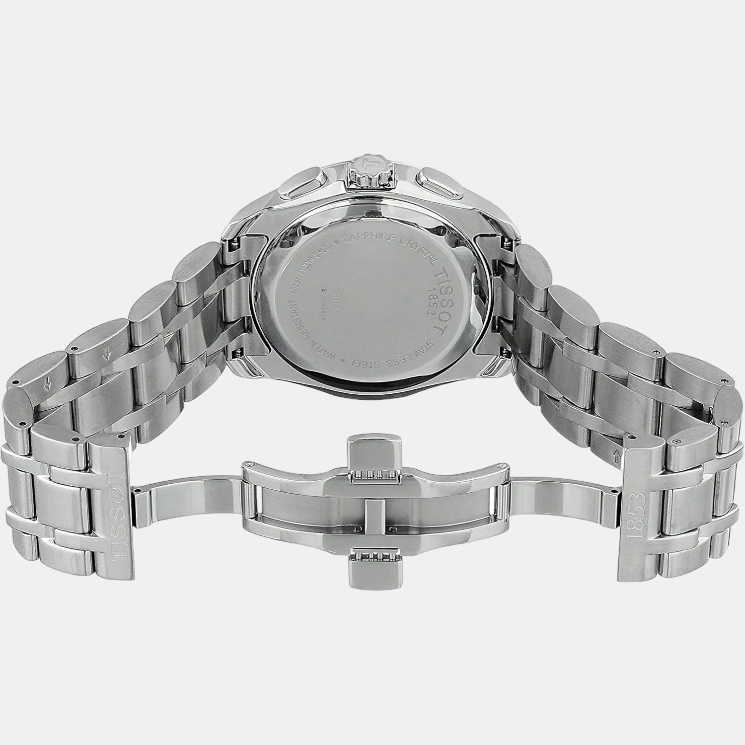 Couturier Men Quartz Black Dial Chronograph Stainless Steel Watch T0356171105100 - Image 2