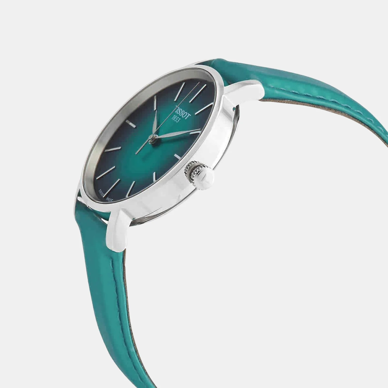 Everytime Women Quartz Turquoise-Black Dial Analog Leather Watch T1432101709100 - Image 3