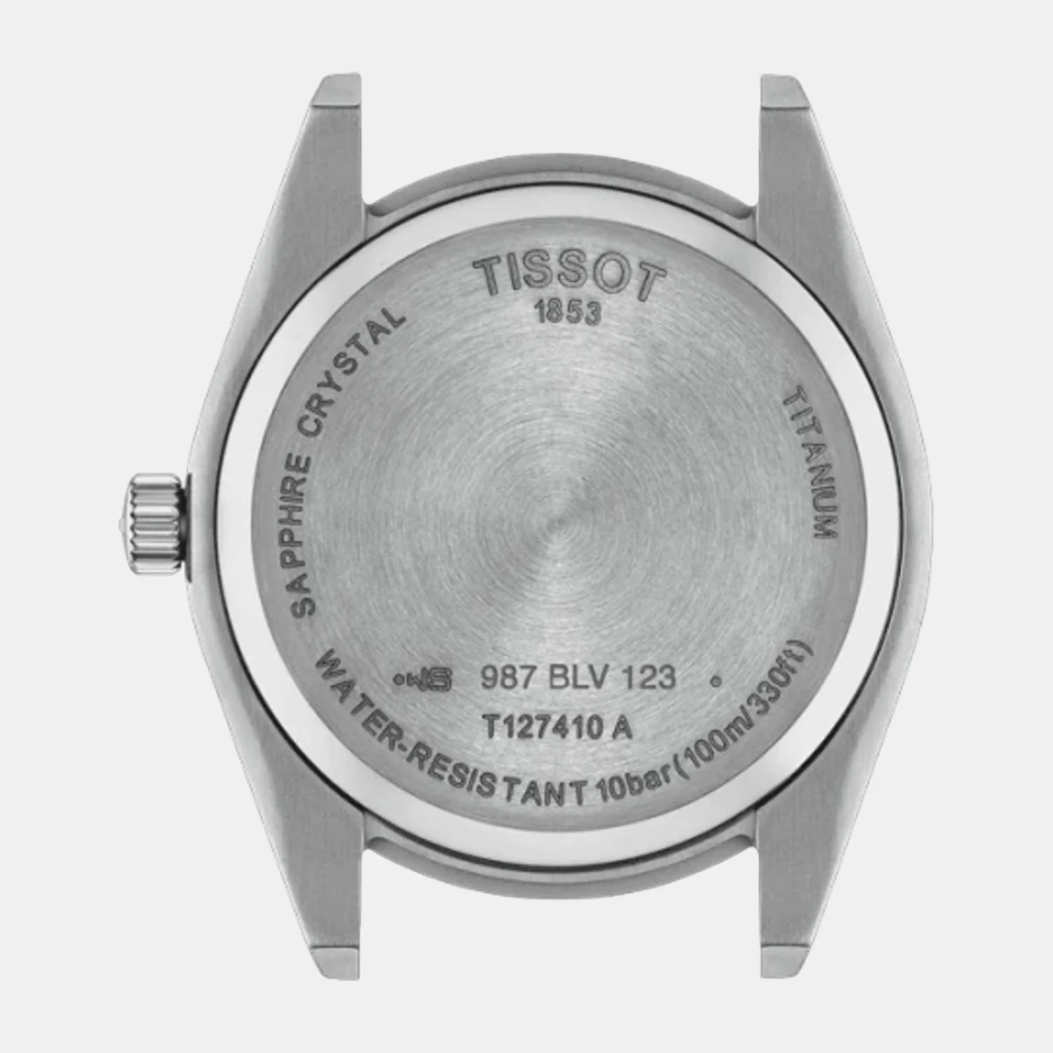 Gentleman Men Quartz Blue Dial Analog Titanium Watch T1274104404100 - Image 3