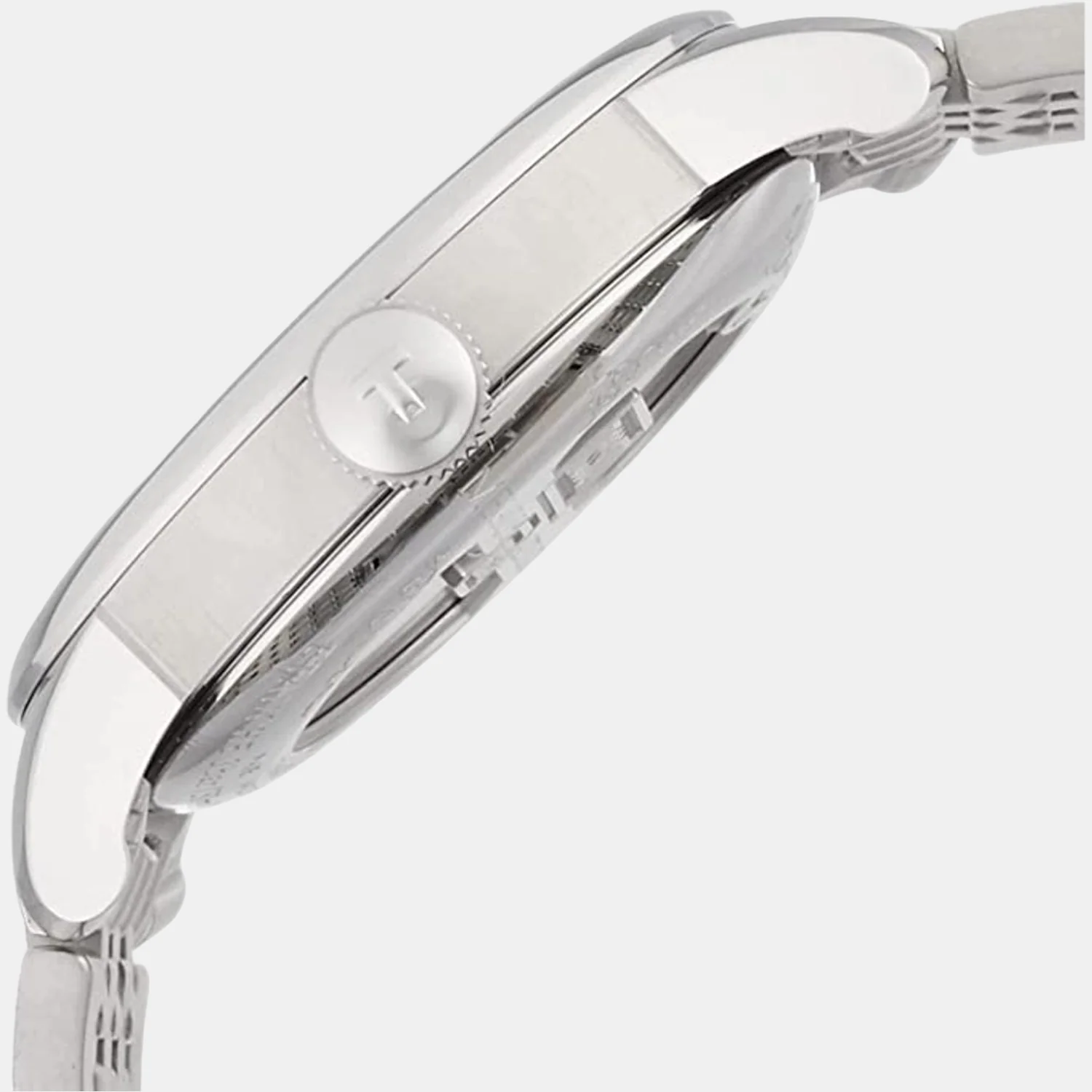 Le Locle Men Automatic Silver Dial Analog Stainless Steel Watch T0064071103300 - Image 3