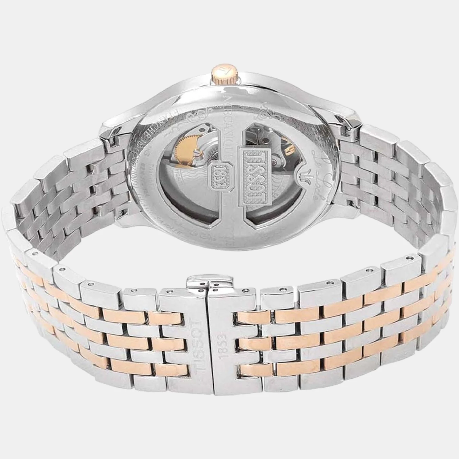 Le Locle Men Automatic Silver Dial Analog Stainless Steel Watch T0064072203300 - Image 4