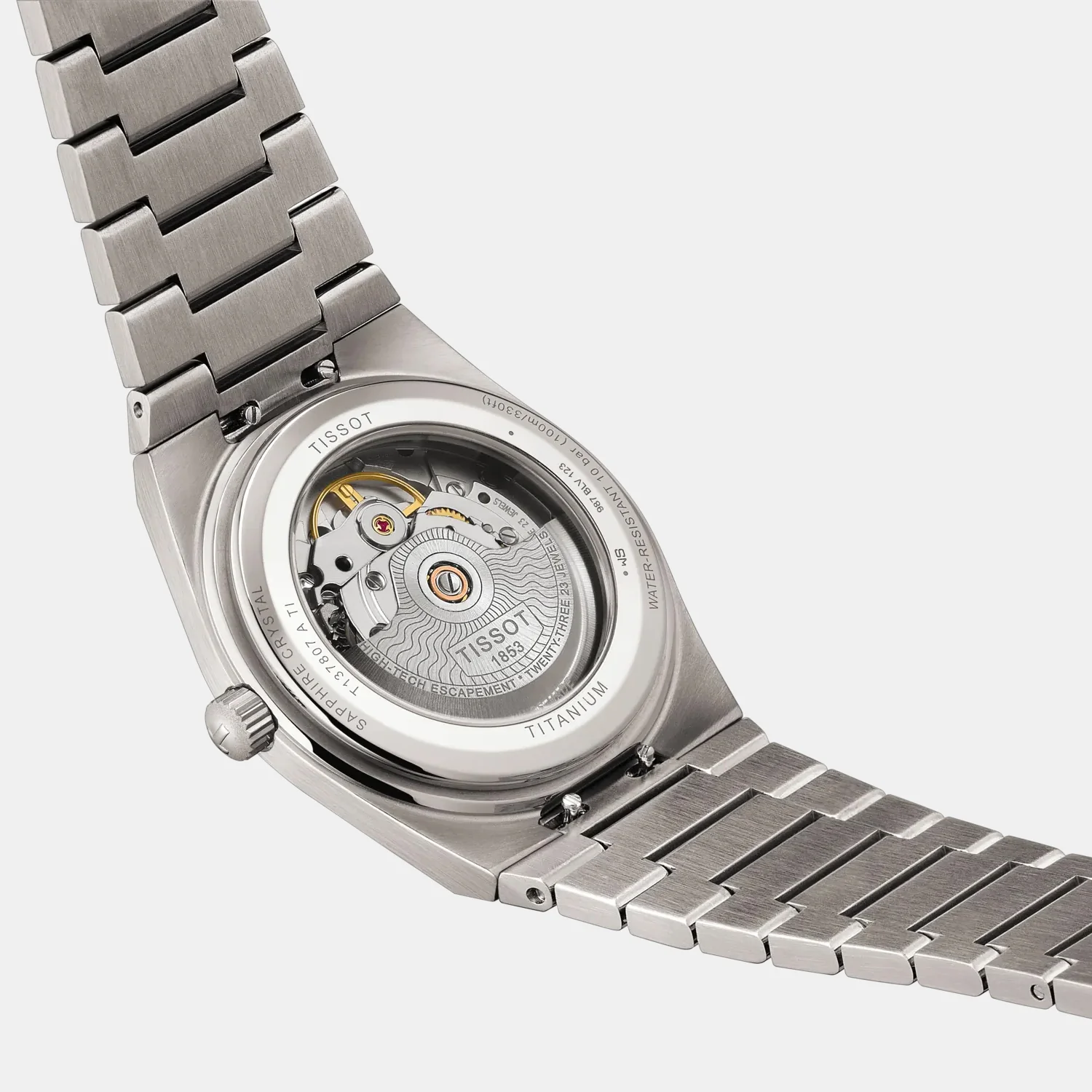 PRX Unisex Automatic Anthracite Dial Analog Titanium Watch T1378074406100 - Image 5