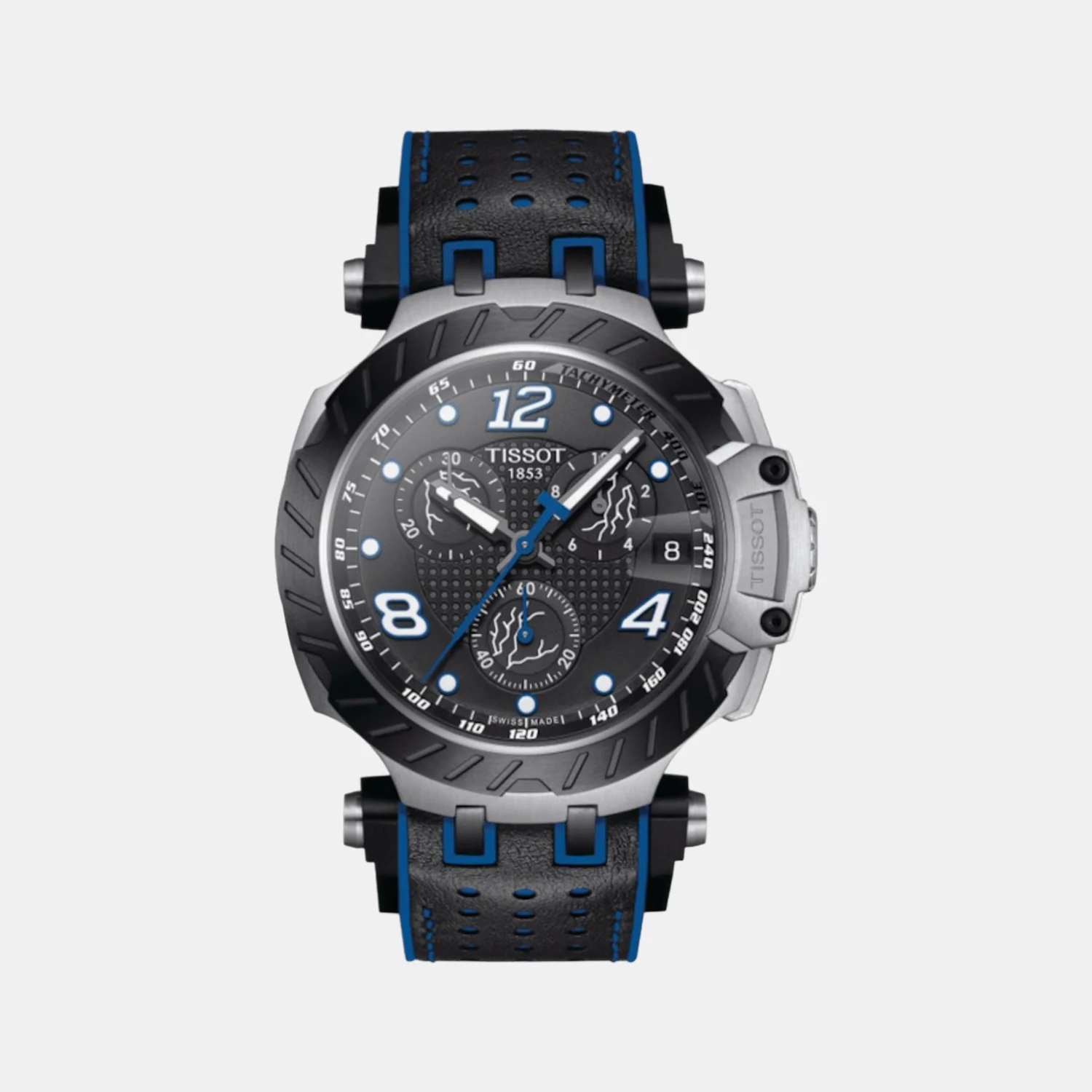 T-Race Men Chronograph Leather Watch T1154172705703