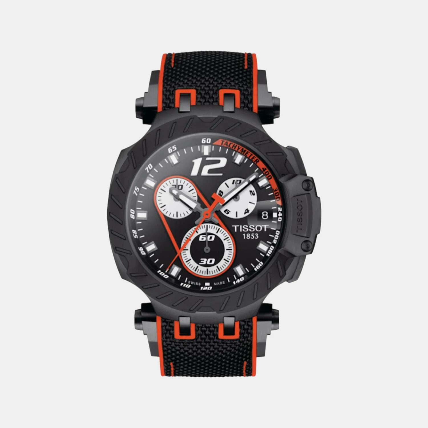 T-Race Men Chronograph Leather Watch T1154173705701
