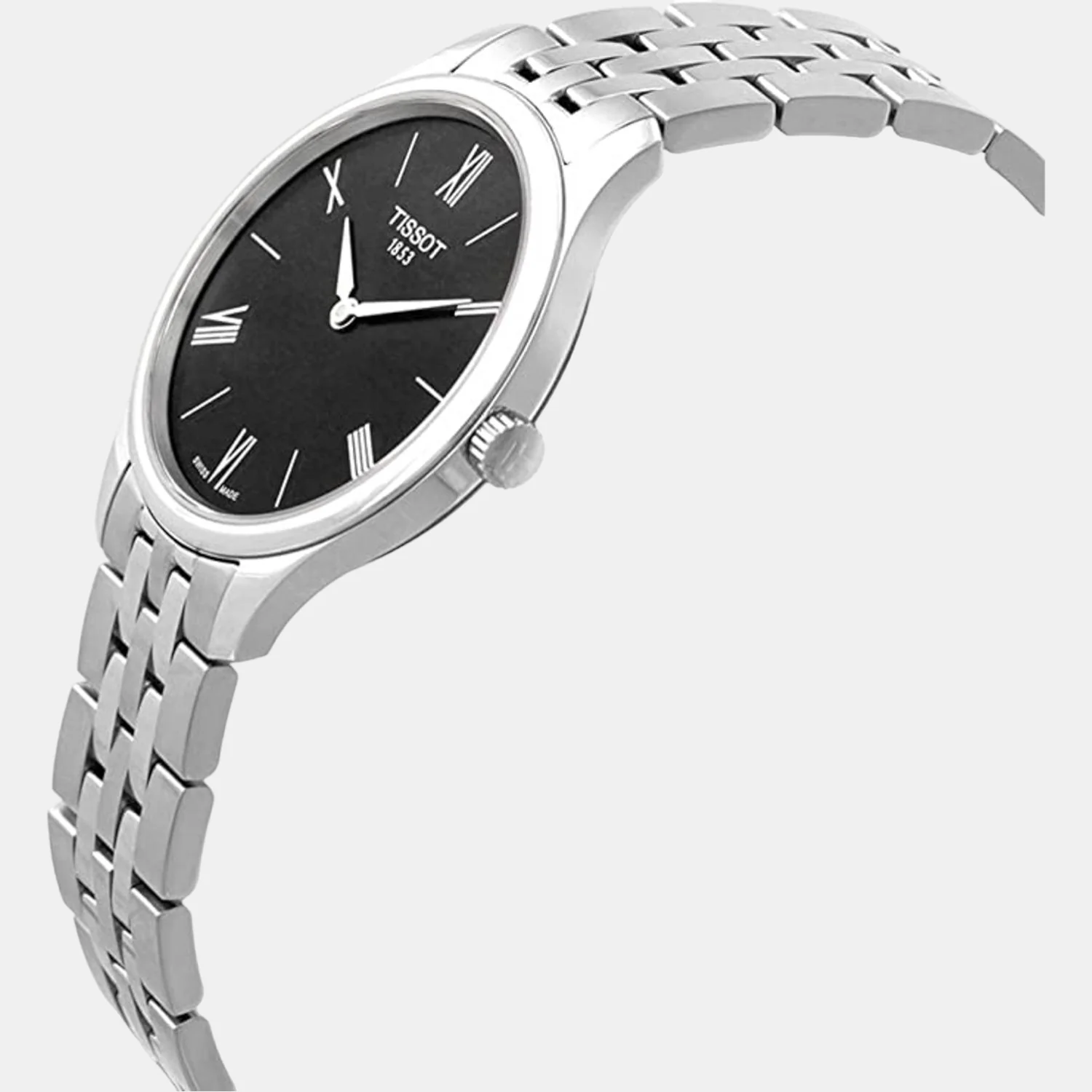 Tradition Women Quartz Black Dial Analog Stainless Steel Watch T0632091105800 - Image 4