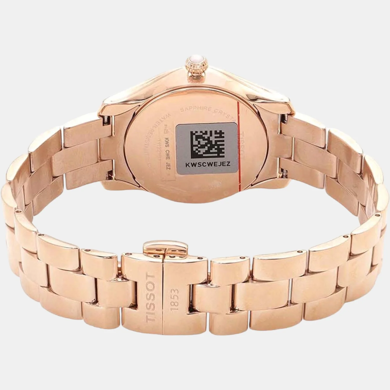 T-Wave Women Quartz Rose Gold Dial Analog Stainless Steel Watch T1122103345600 - Image 2