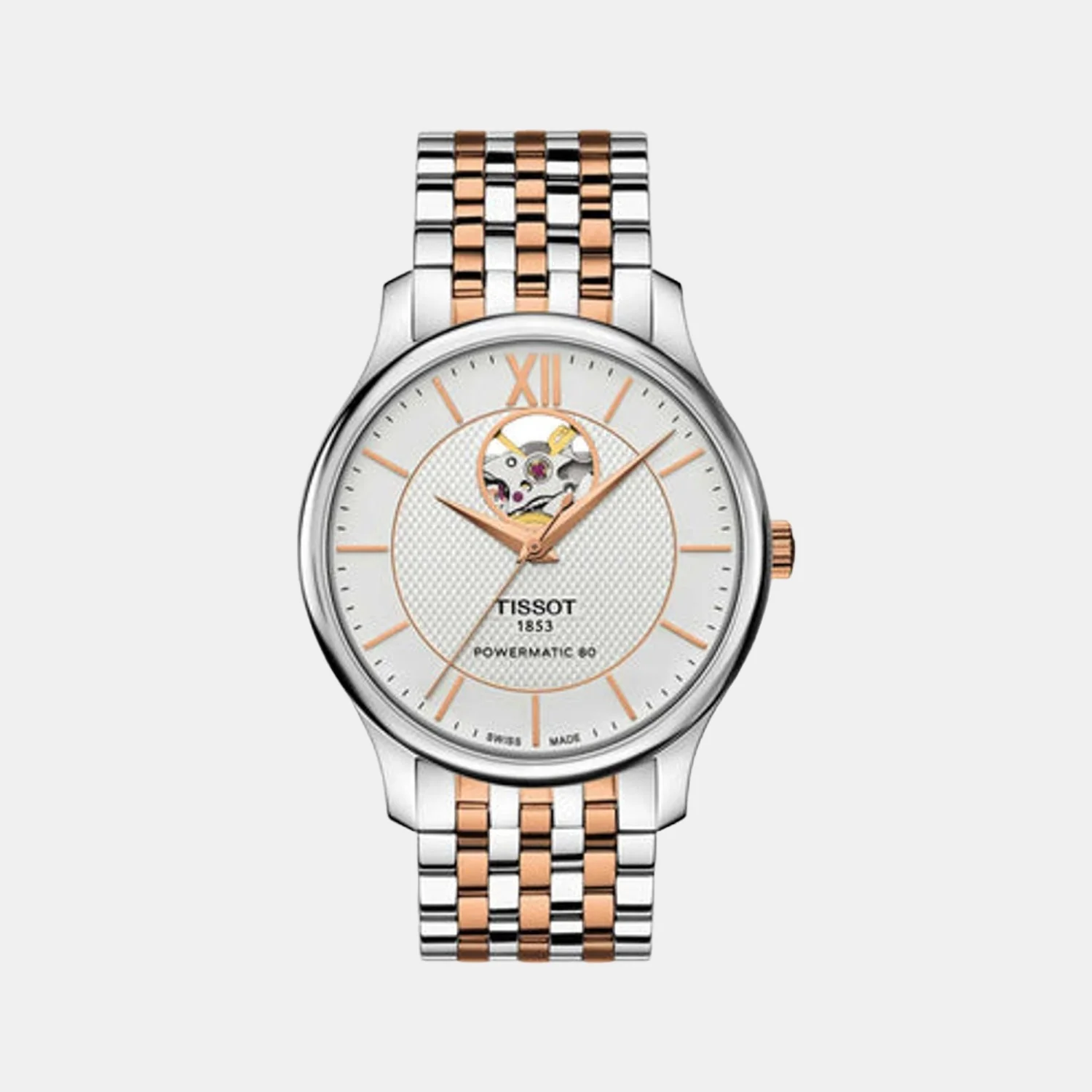 Tradition Men Automatic Silver Dial Analog Watch T0639072203801