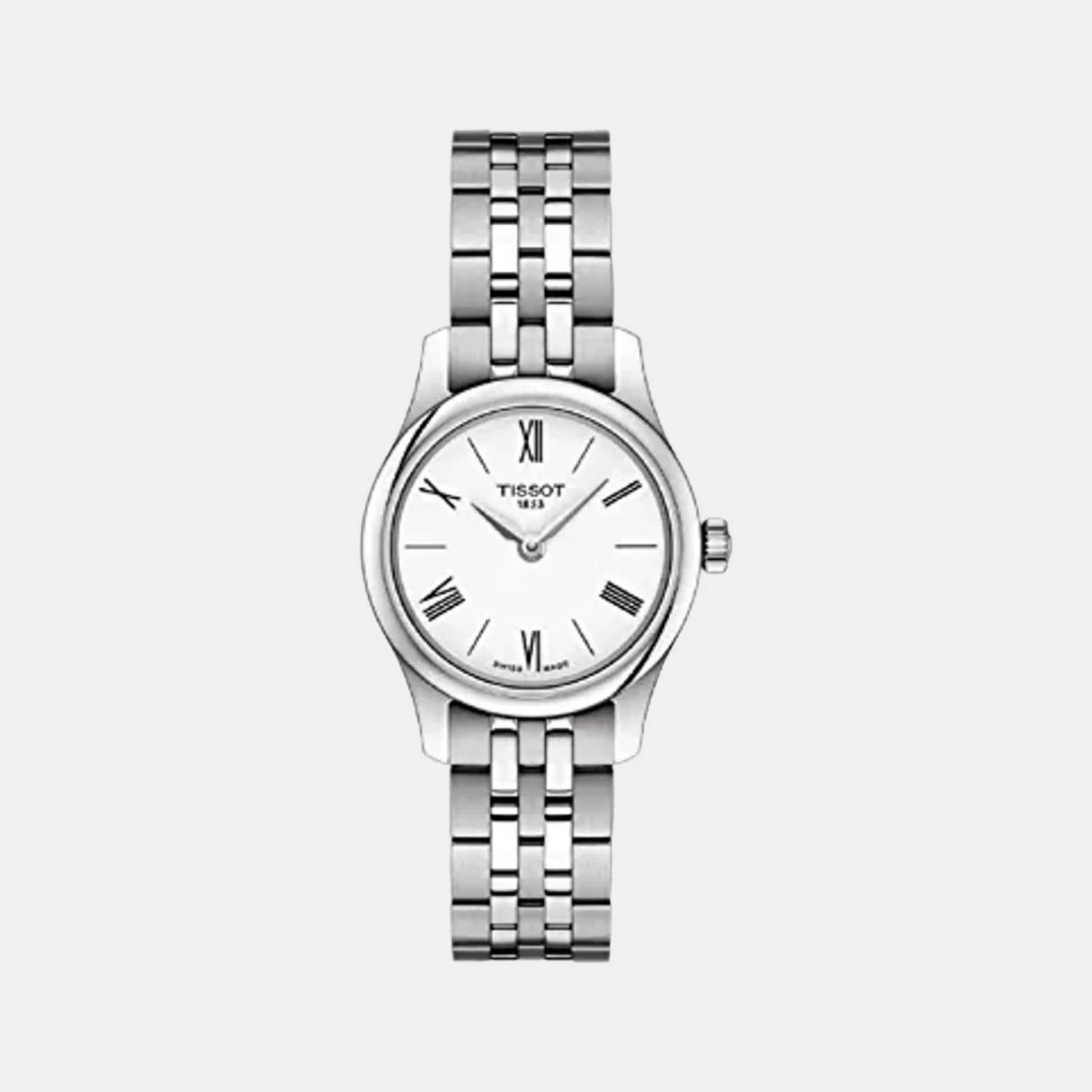 Tradition Women Quartz White Dial Analog Stainless Steel Watch T0630091101800 - Image 2